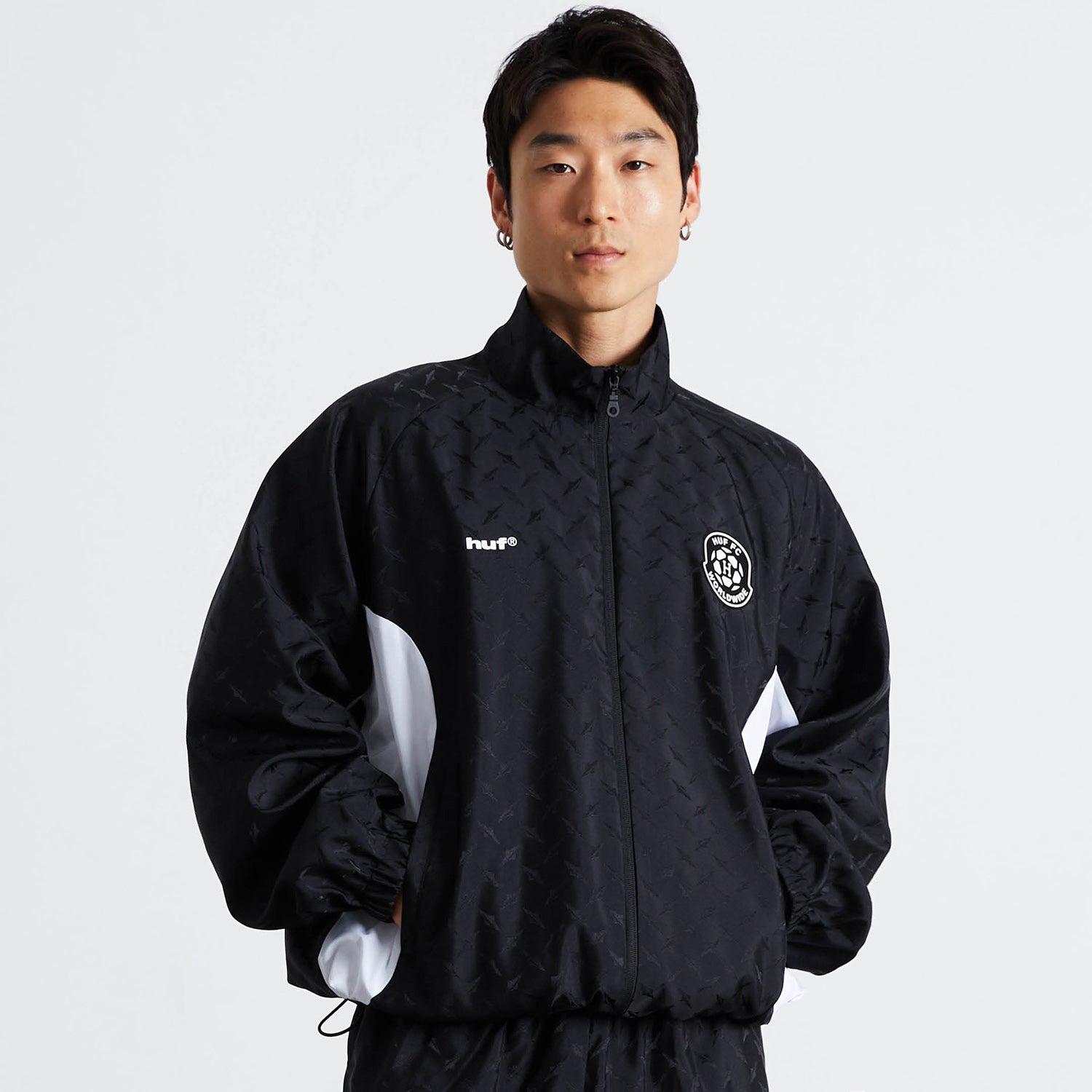HUF (ハフ) Worldwide JP /JACKETS（ジャケット）/ HUF FC WINDBREAKER商品 / BLACK