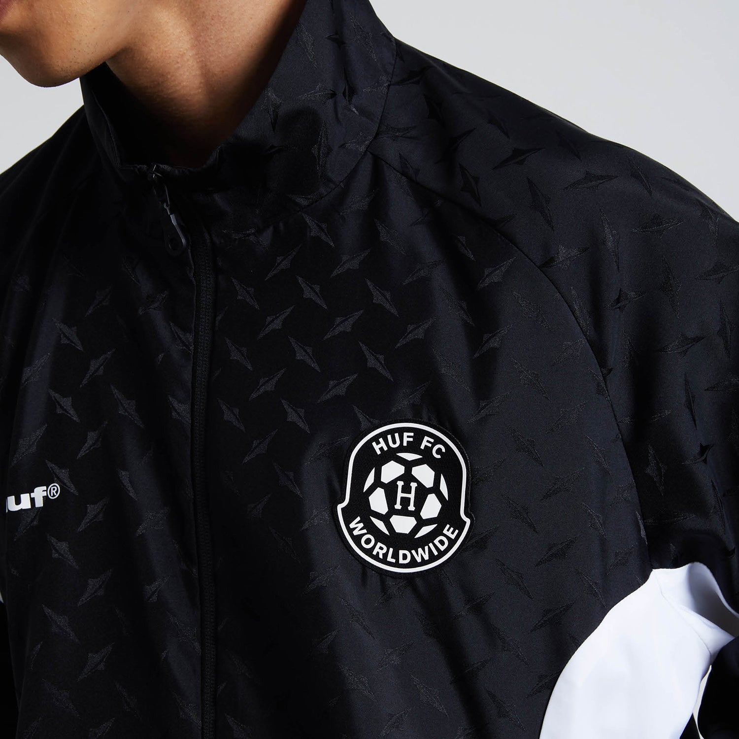 HUF (ハフ) Worldwide JP /JACKETS（ジャケット）/ HUF FC WINDBREAKER商品 / BLACK