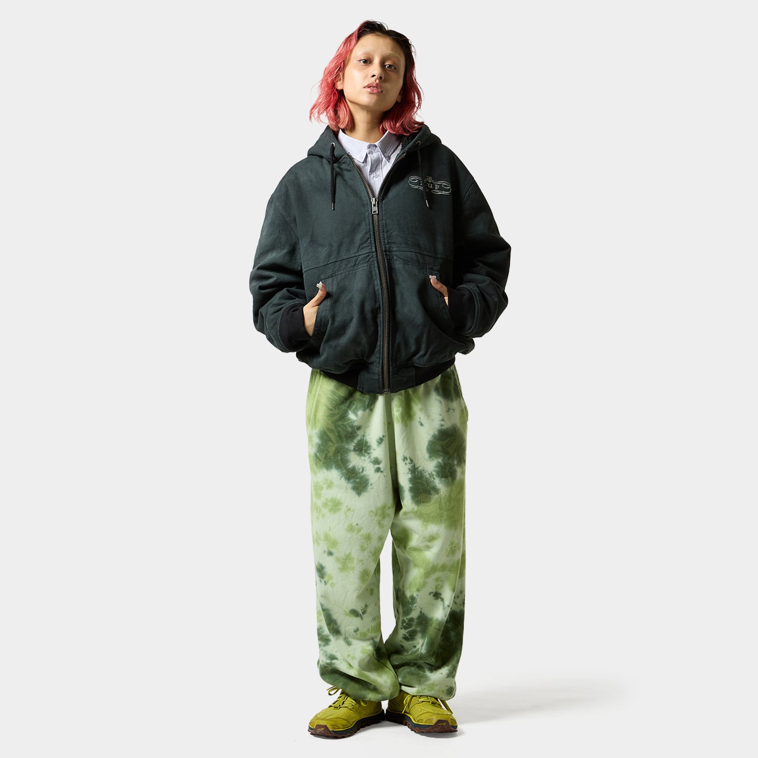HUF (ハフ) Worldwide JP /JACKETS（ジャケット）/ WORLDWIDE CLOTHIERS HOODED JACKET商品 / BEIGE