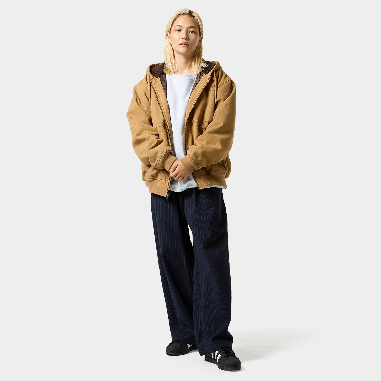 HUF (ハフ) Worldwide JP /JACKETS（ジャケット）/ WORLDWIDE CLOTHIERS HOODED JACKET商品 / BEIGE