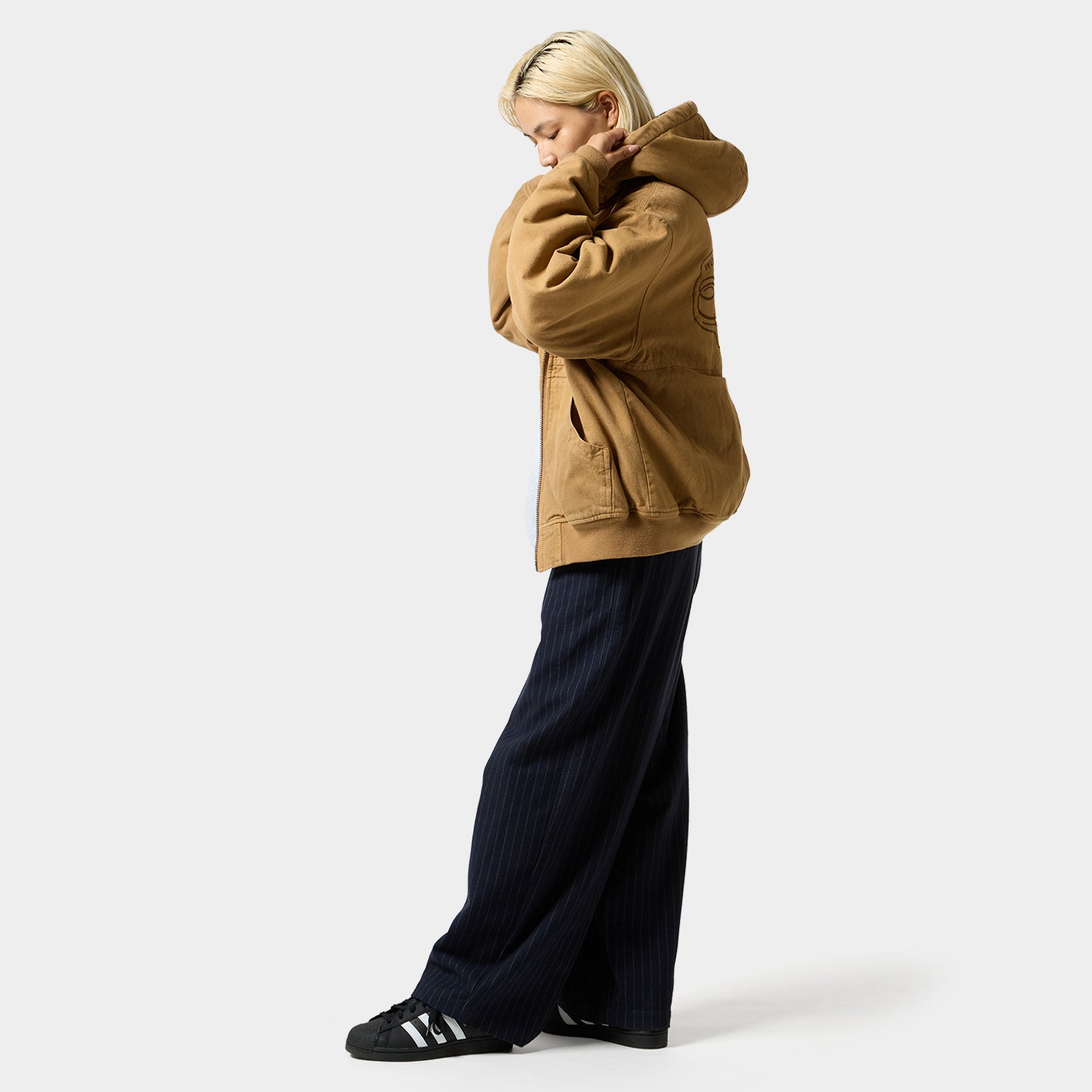 HUF (ハフ) Worldwide JP /JACKETS（ジャケット）/ WORLDWIDE CLOTHIERS HOODED JACKET商品 / BEIGE