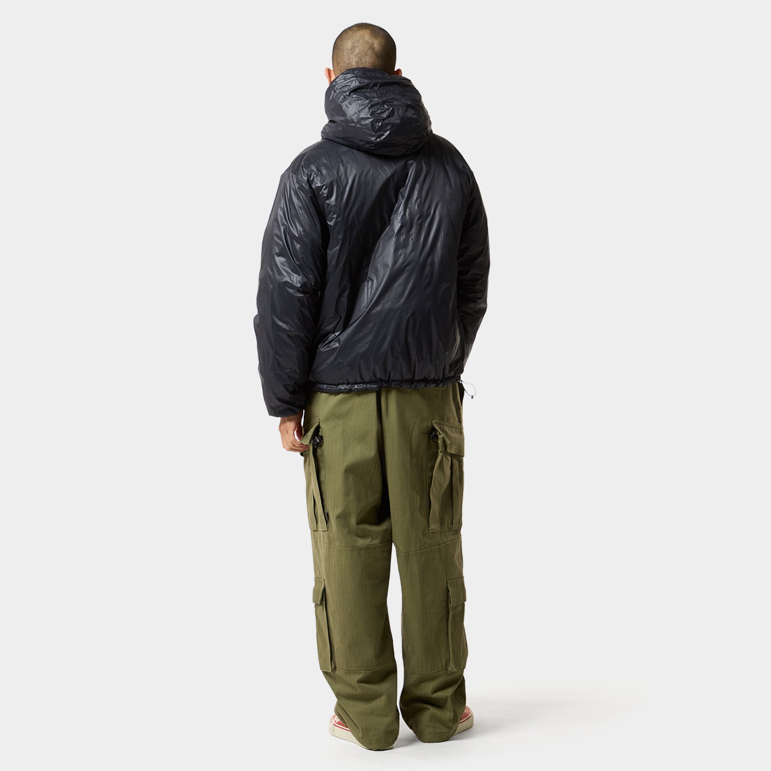 HUF (ハフ) Worldwide JP /JACKETS（ジャケット）/ HUF X TAION CASCADE PACKABLE HOODED DOWN JACKET商品 / BLACK