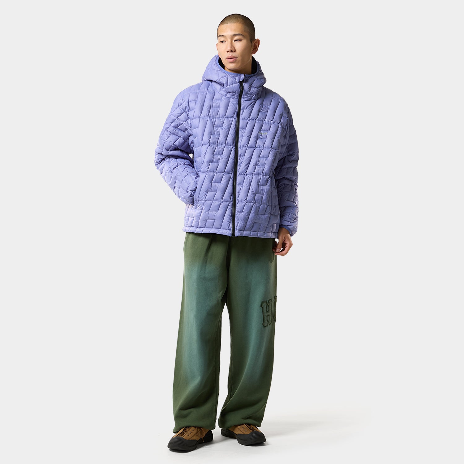 HUF (ハフ) Worldwide JP /JACKETS（ジャケット）/ HUF X TAION CASCADE PACKABLE HOODED DOWN JACKET商品 / BLACK