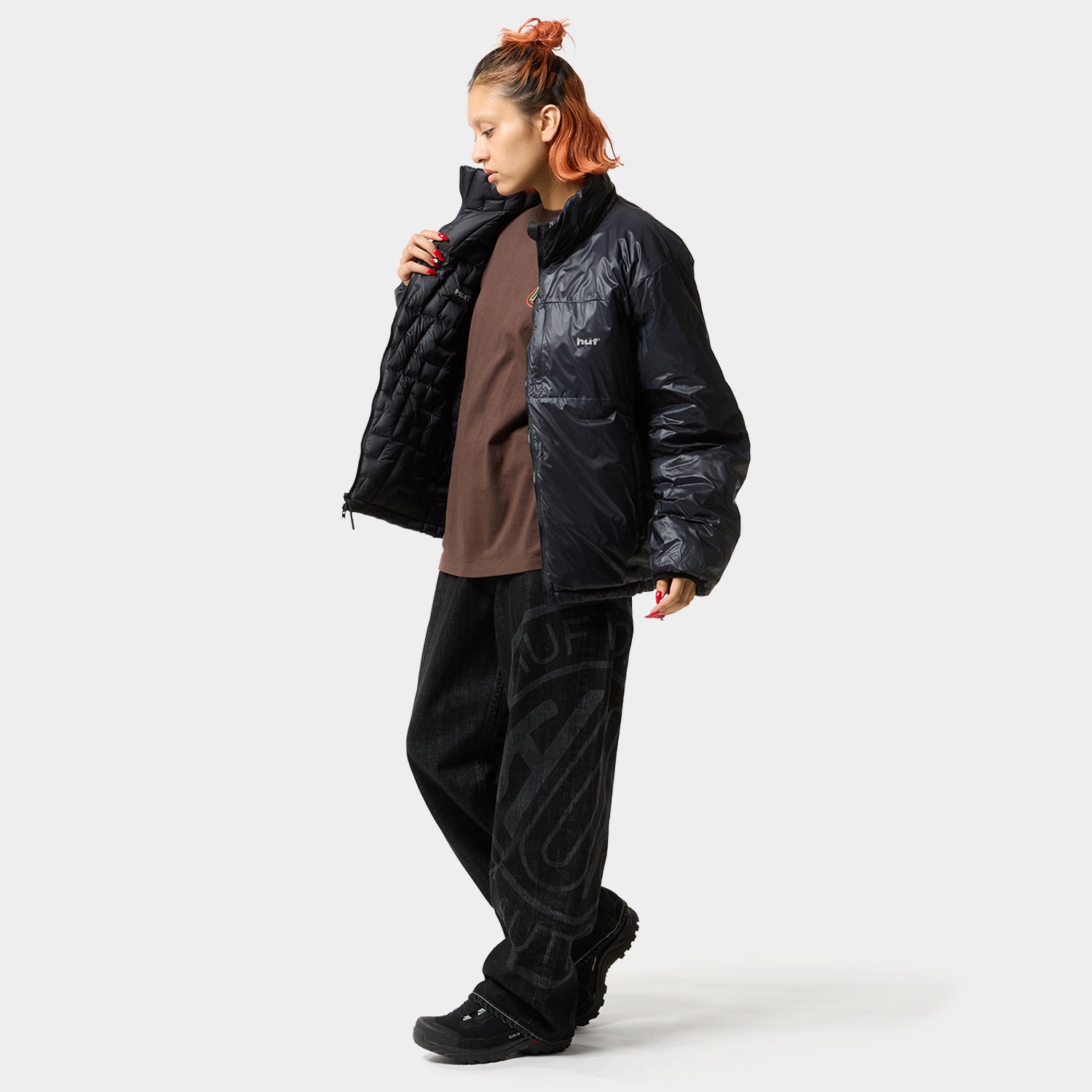 HUF (ハフ) Worldwide JP /JACKETS（ジャケット）/ HUF X TAION CASCADE PACKABLE DOWN JACKET商品 / STONE