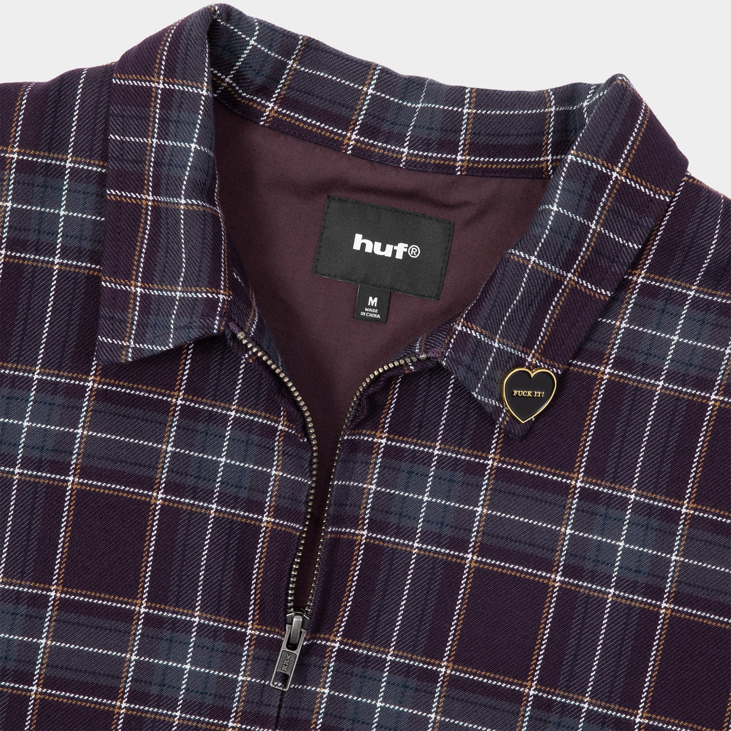 HUF (ハフ) Worldwide JP /JACKETS（ジャケット）/ CHECKMAN JACKET商品 / PURPLE