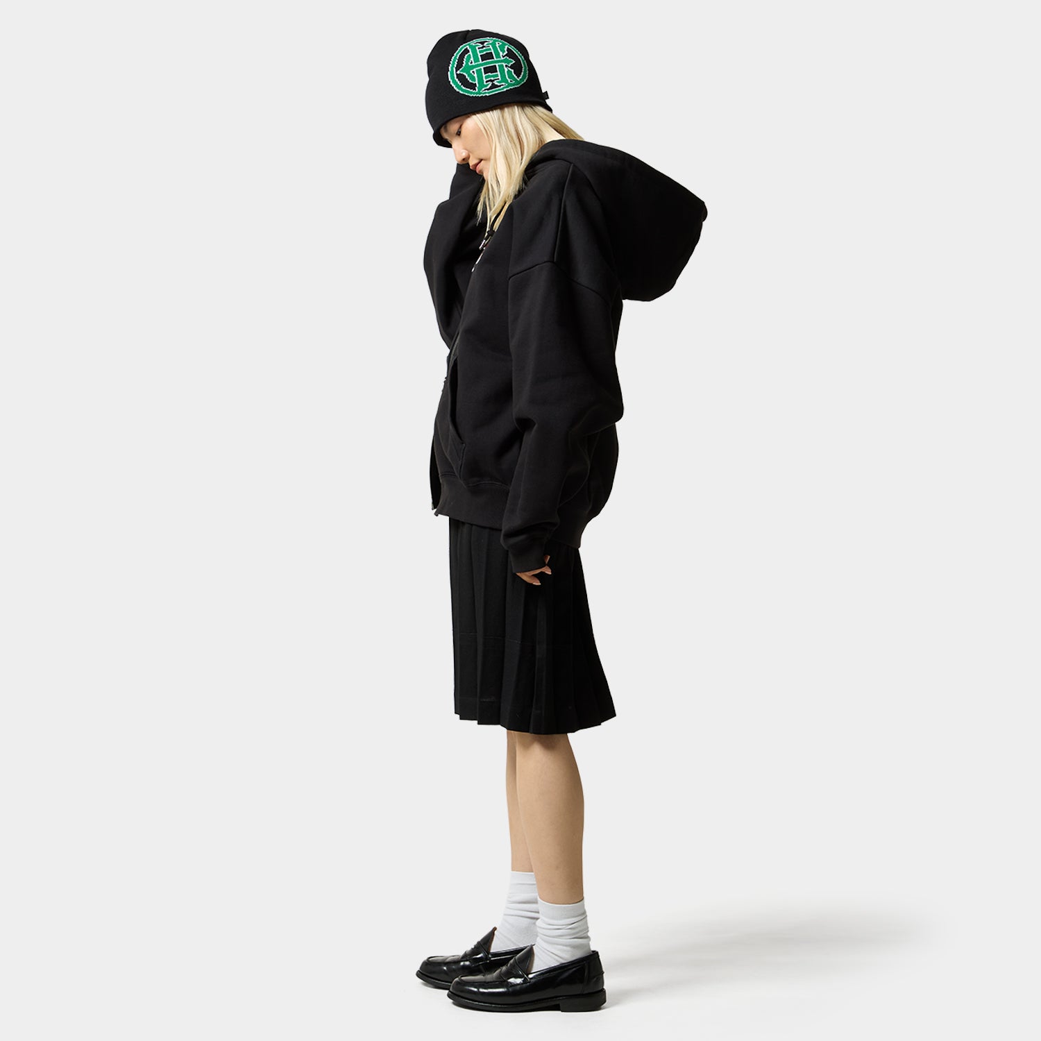 HUF (ハフ) Worldwide JP /HOODIES（パーカー）/ HUF X EVISEN HUFUJI ZIP HOODIE商品 / BLACK