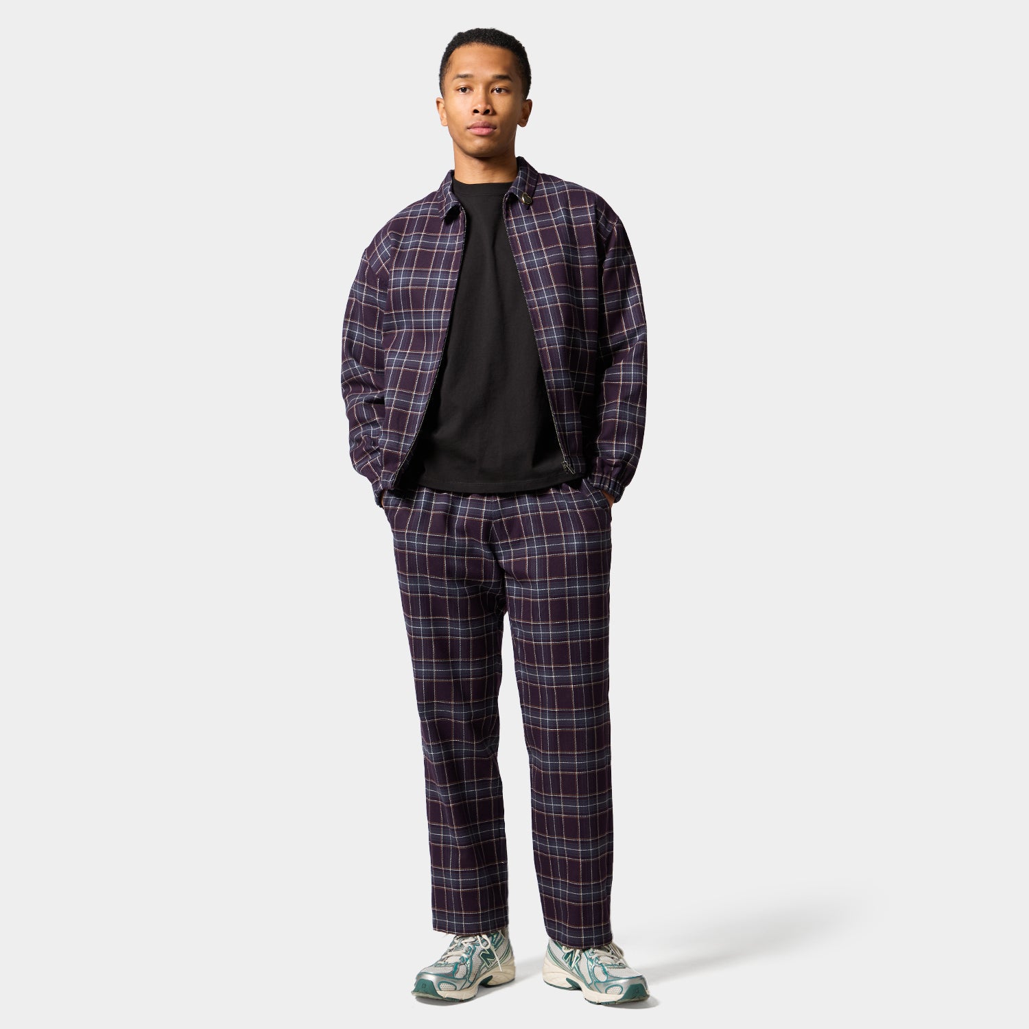 HUF (ハフ) Worldwide JP /JACKETS（ジャケット）/ CHECKMAN JACKET商品 / PURPLE