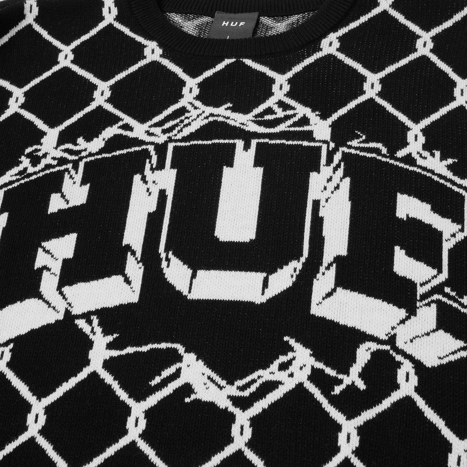 HUF (ハフ) Worldwide JP /KNITS & SWEATERS（ニット&セーター）/ BREAKTHROUGH CREWNECK SWEATER商品 / BISON