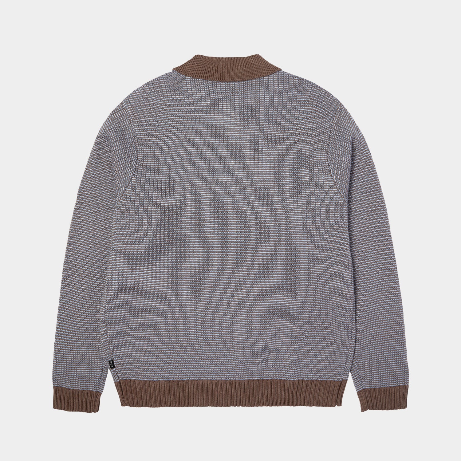 HUF (ハフ) Worldwide JP /KNITS & SWEATERS（ニット&セーター）/ MEGABLAST TWO TONE WAFFLE SWEATER商品 / WASHED BLUE/MOSS