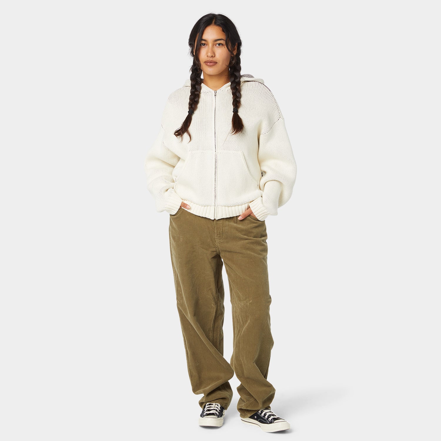 HUF (ハフ) Worldwide JP /KNITS & SWEATERS（ニット&セーター）/ TOKEN ZIP HOODED SWEATER商品 / NAVY