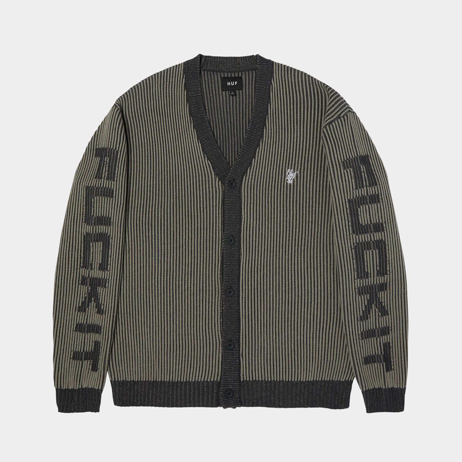 HUF (ハフ) Worldwide JP /KNITS & SWEATERS（ニット&セーター）/ REPEATER CARDIGAN商品 / WASHED BLUE