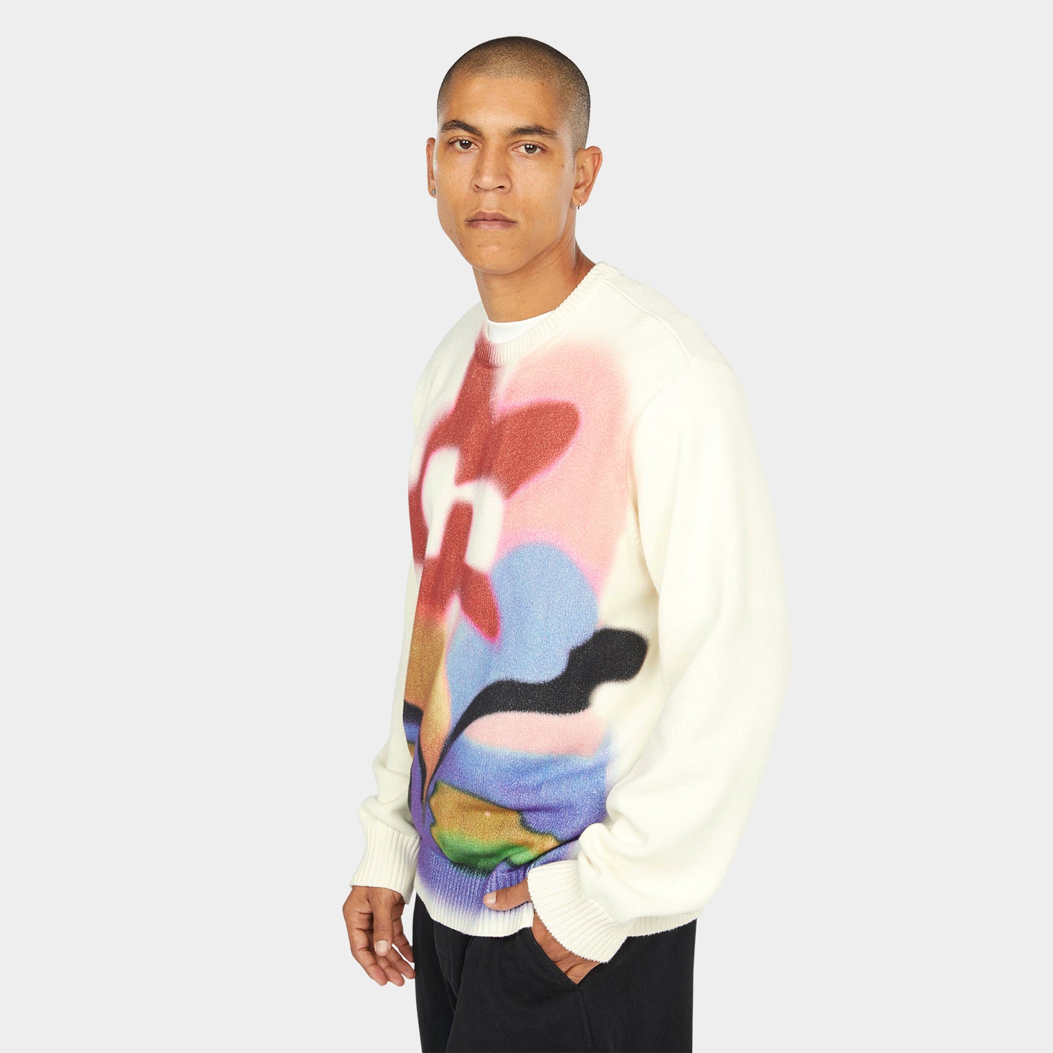 HUF (ハフ) Worldwide JP /KNITS & SWEATERS（ニット&セーター）/ SOFT FOCUS CREWNECK SWEATER商品 / MULTI