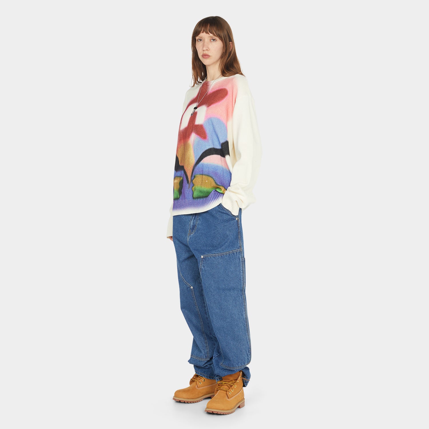 HUF (ハフ) Worldwide JP /KNITS & SWEATERS（ニット&セーター）/ SOFT FOCUS CREWNECK SWEATER商品 / MULTI