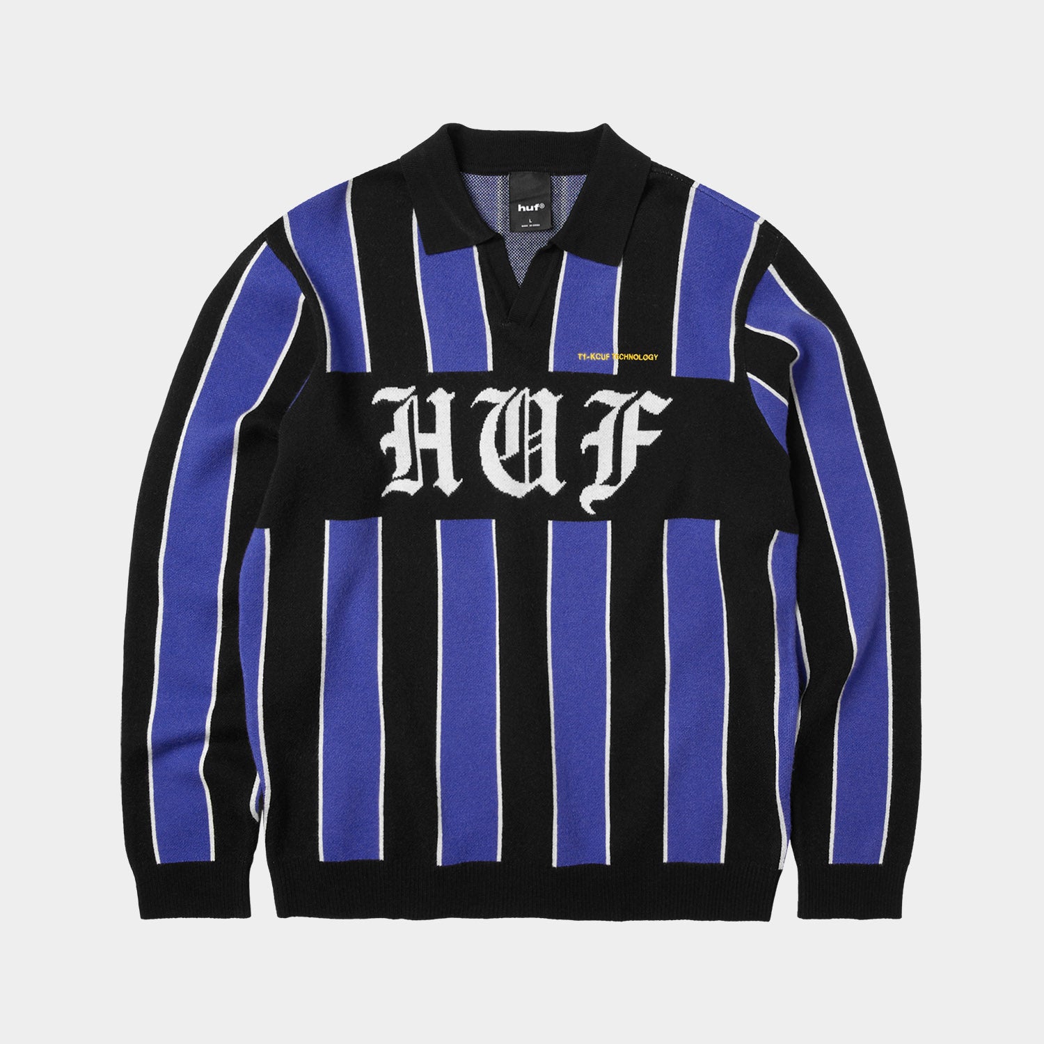 HUF (ハフ) Worldwide JP /KNITS & SWEATERS（ニット&セーター）/ MIDFIELD JERSEY SWEATER商品 / ELECTRIC BLUE