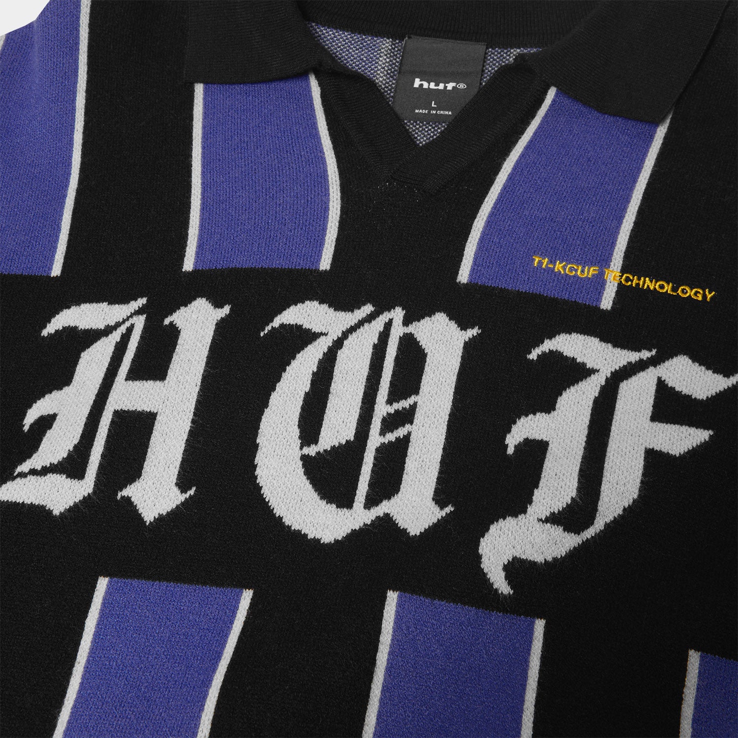 HUF (ハフ) Worldwide JP /KNITS & SWEATERS（ニット&セーター）/ MIDFIELD JERSEY SWEATER商品 / ELECTRIC BLUE