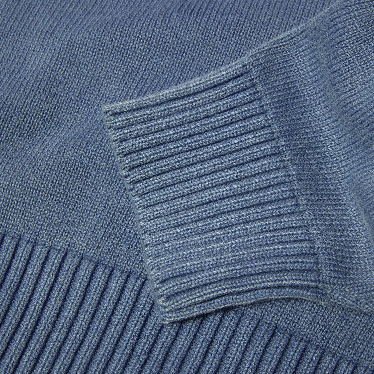 HUF (ハフ) Worldwide JP /KNITS & SWEATERS（ニット&セーター）/ PACIFIC WASH EMBOSSED CREWNECK商品 / BLUE