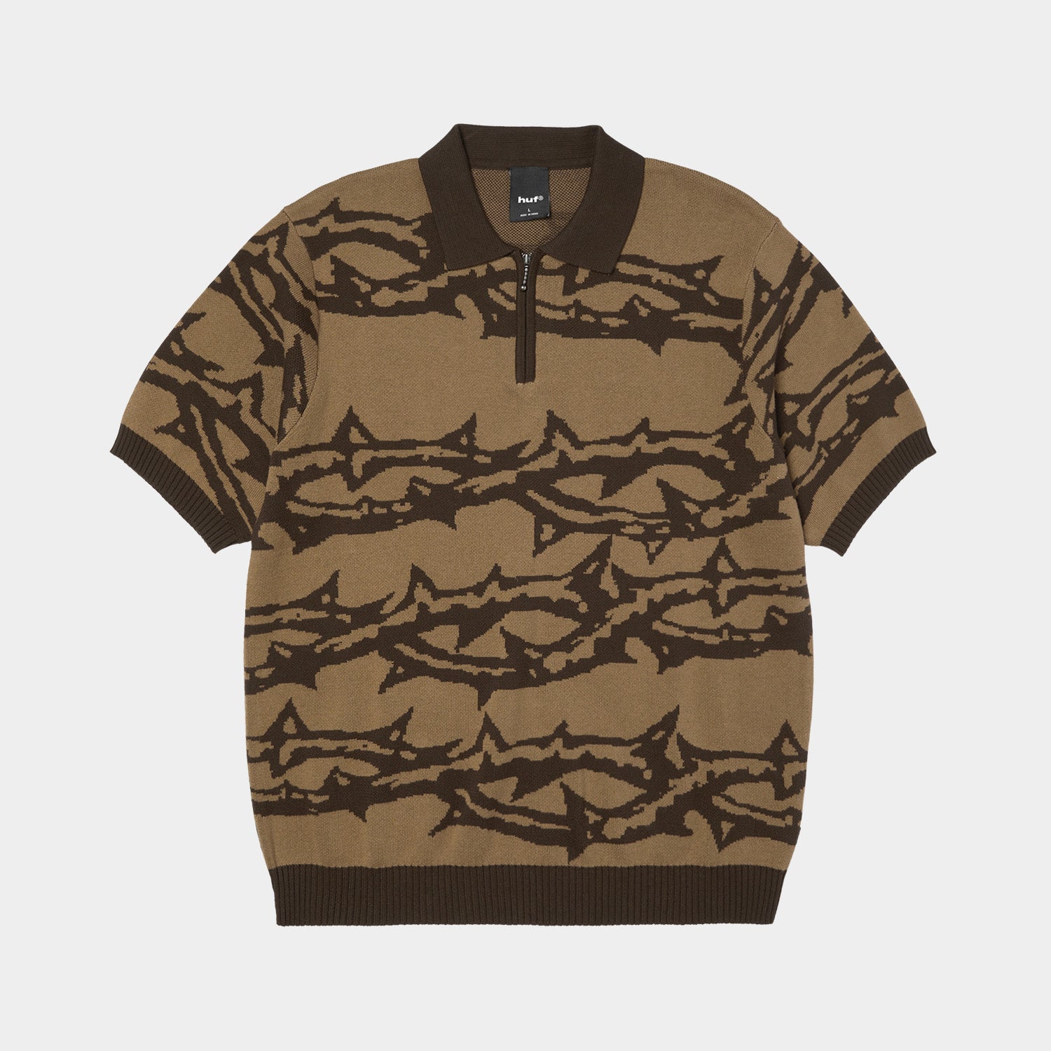HUF (ハフ) Worldwide JP /KNITS & SWEATERS（ニット&セーター）/ FANTASIES KNIT TOP商品 / BROWN