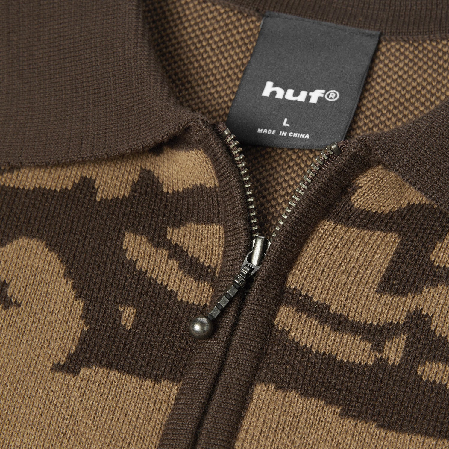 HUF (ハフ) Worldwide JP /KNITS & SWEATERS（ニット&セーター）/ FANTASIES KNIT TOP商品 / BROWN