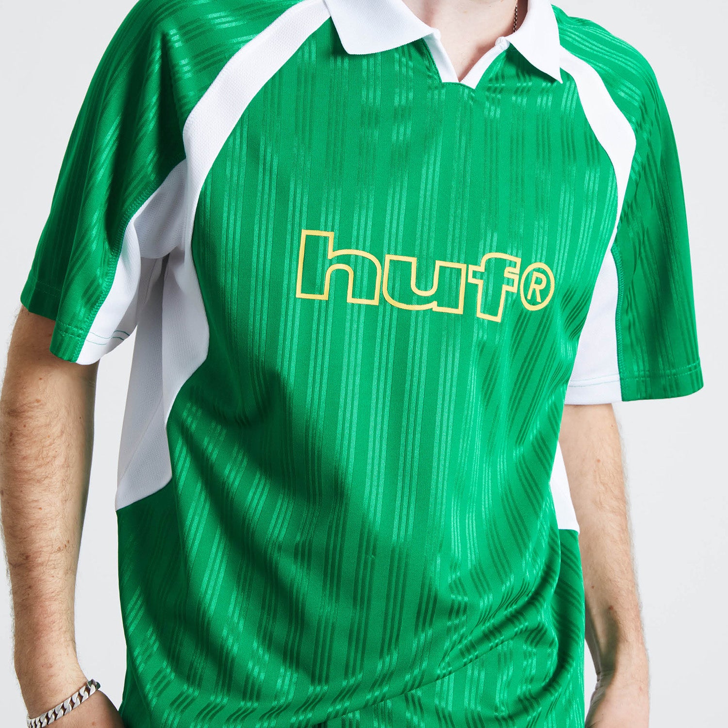 HUF (ハフ) Worldwide JP /TOPS & SHIRTS（トップス&シャツ）/ SIDELINE SOCCER JERSEY商品 / CLOVER