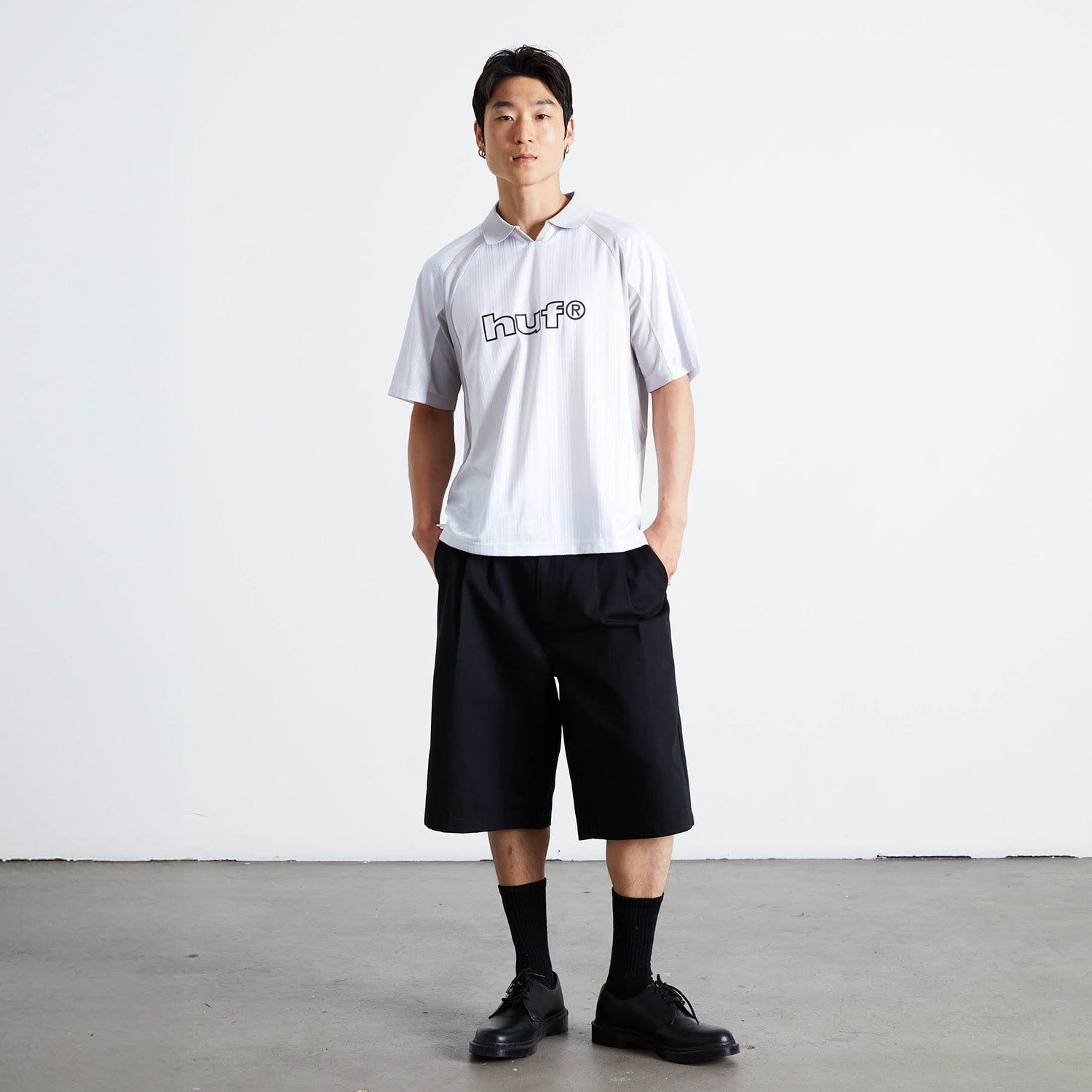 HUF (ハフ) Worldwide JP /TOPS & SHIRTS（トップス&シャツ）/ SIDELINE SOCCER JERSEY商品 / CLOVER