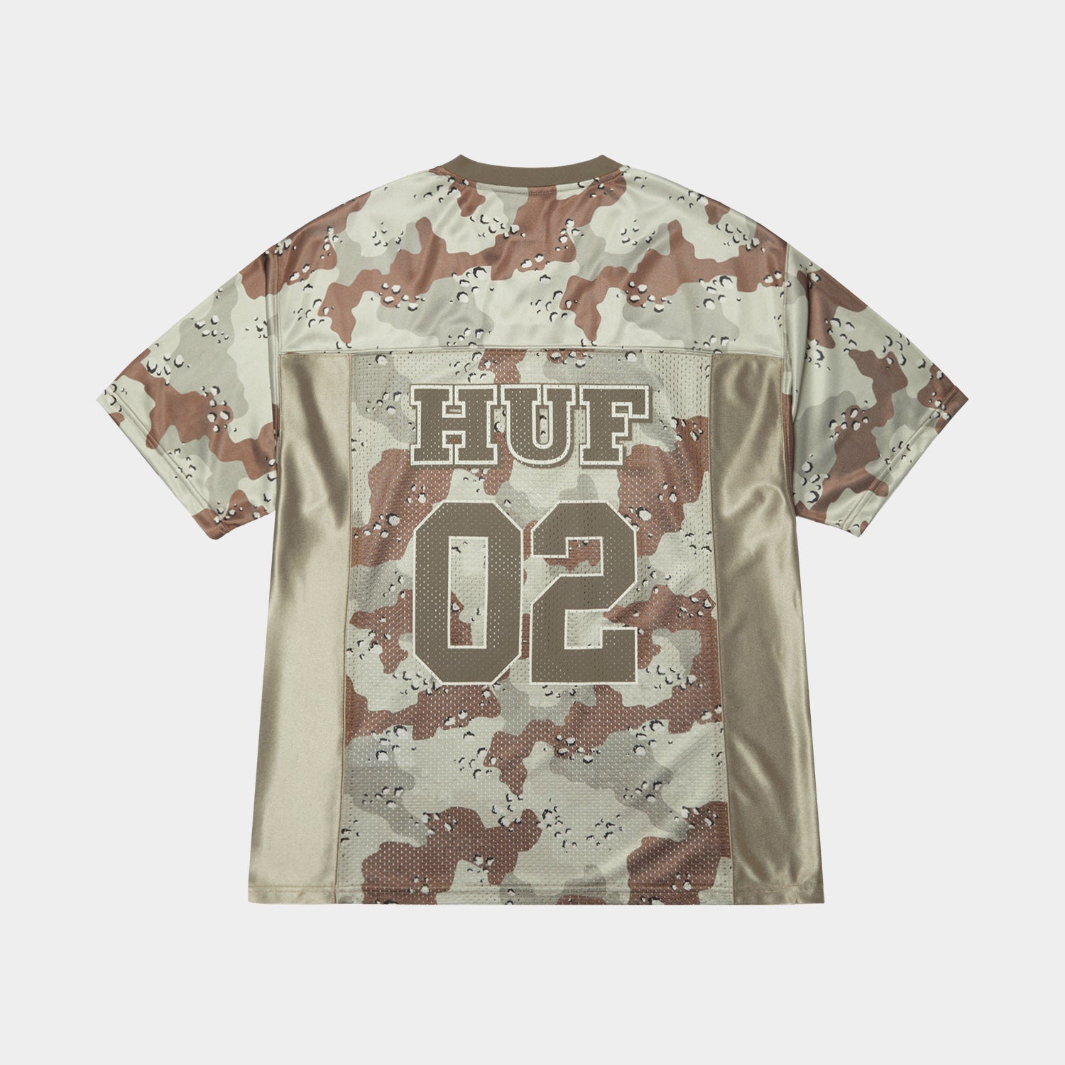 HUF (ハフ) Worldwide JP / TOPS & SHIRTS（トップス&シャツ） / CAMO FOOTBALL JERSEY商品 / BROWN
