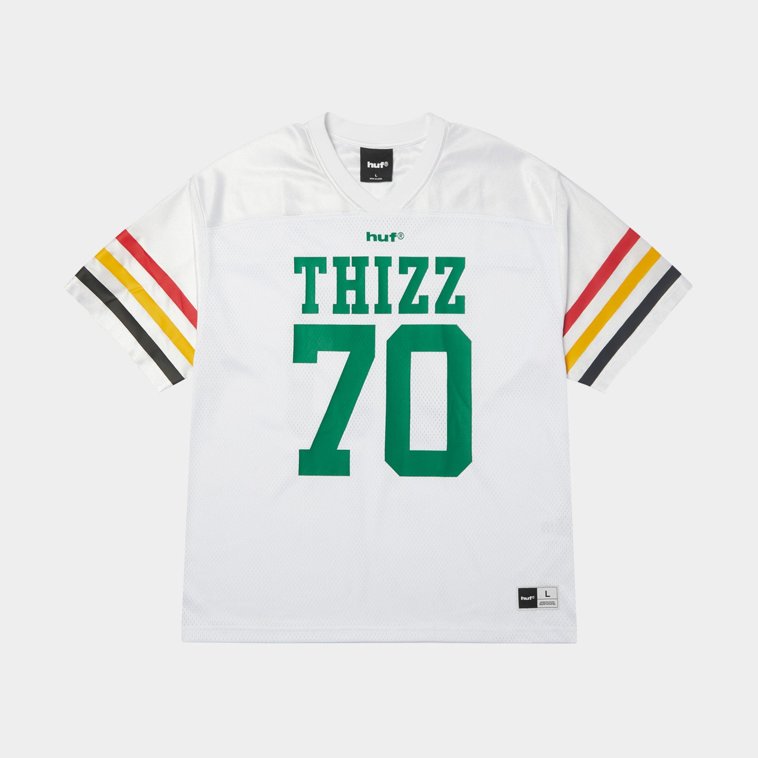 HUF (ハフ) Worldwide JP /TOPS & SHIRTS（トップス&シャツ）/ HUF x MAC DRE THIZZ JERSEY商品 / WHITE