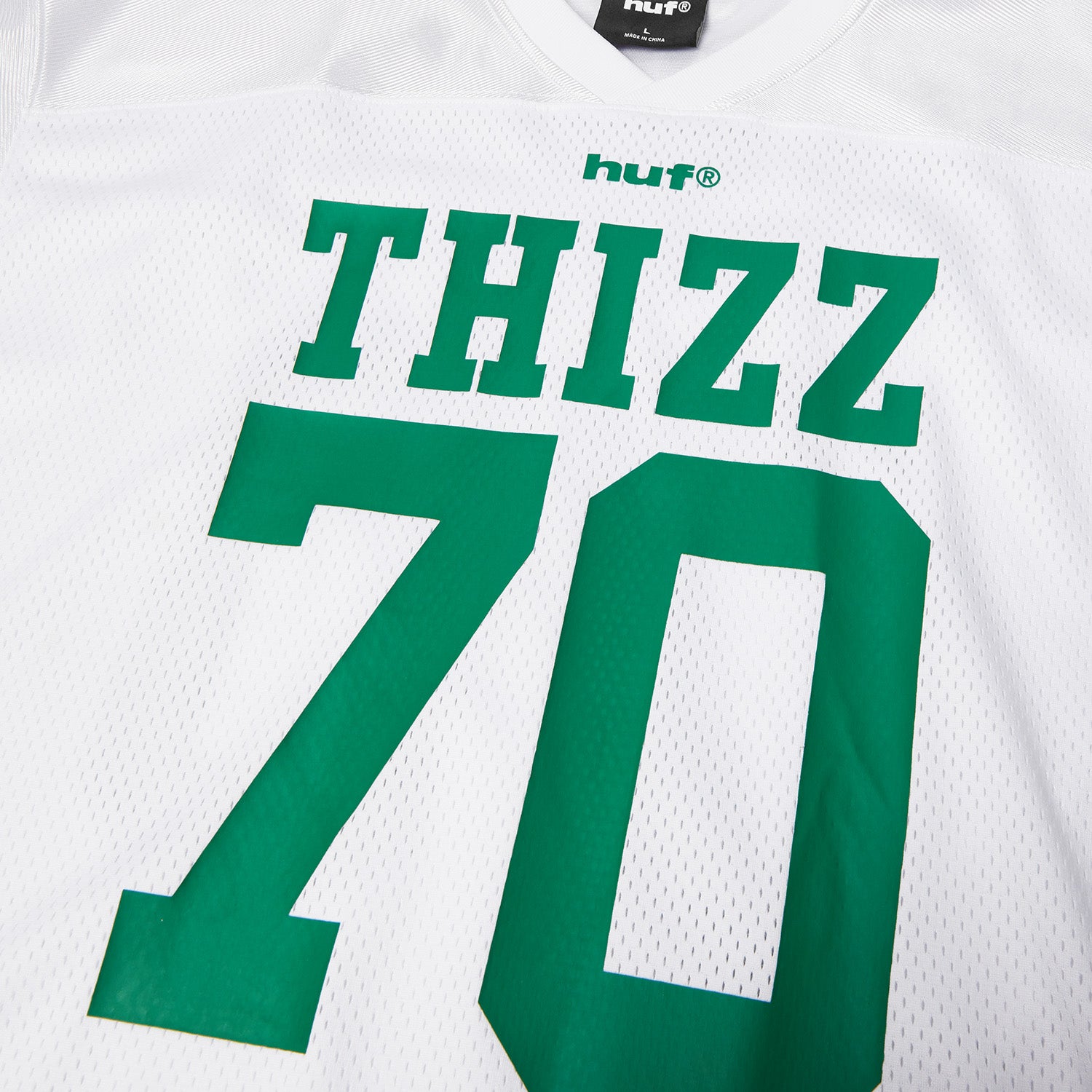 HUF (ハフ) Worldwide JP /TOPS & SHIRTS（トップス&シャツ）/ HUF x MAC DRE THIZZ JERSEY商品 / WHITE