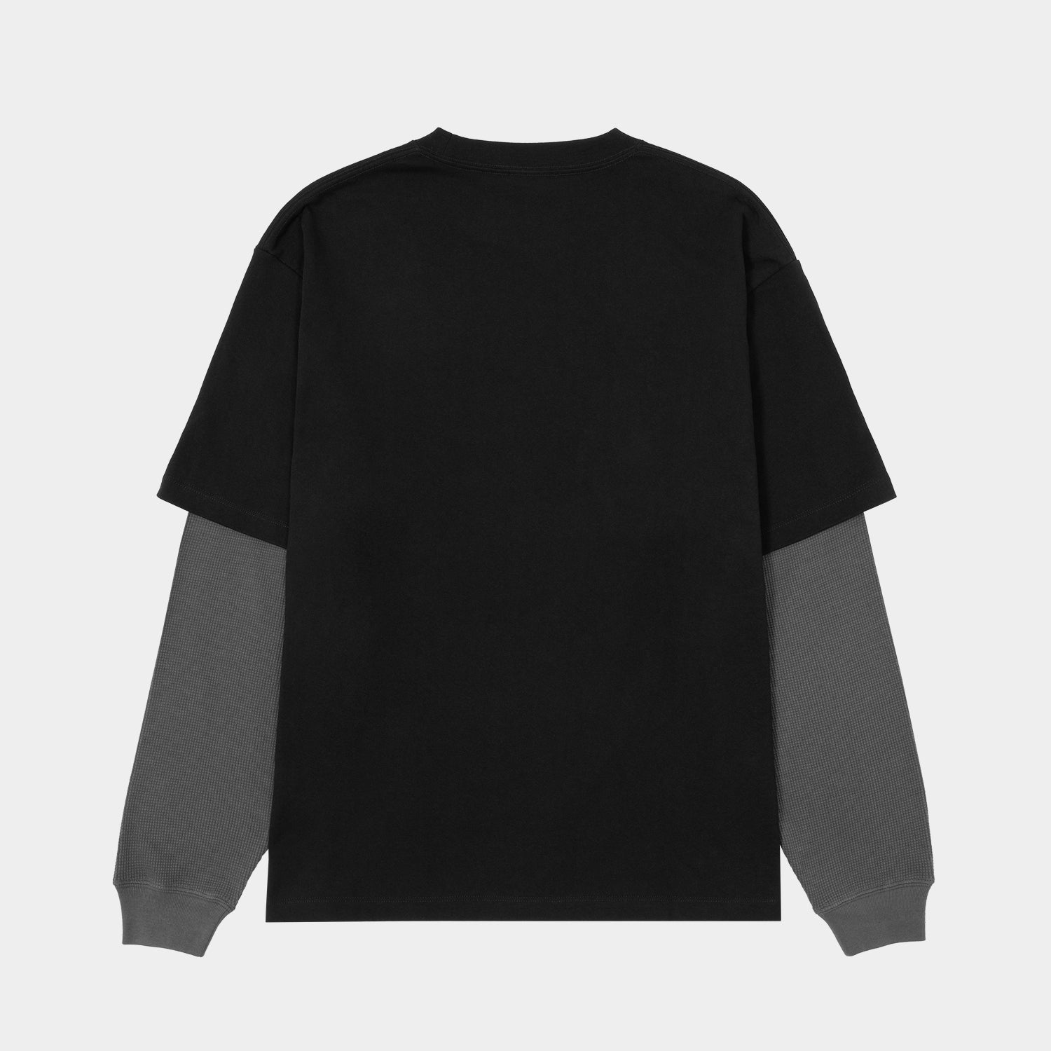 HUF (ハフ) Worldwide JP /TOPS & SHIRTS（トップス&シャツ）/ PLANTASIA DOUBLE LAYER LS TOP商品 / BLACK