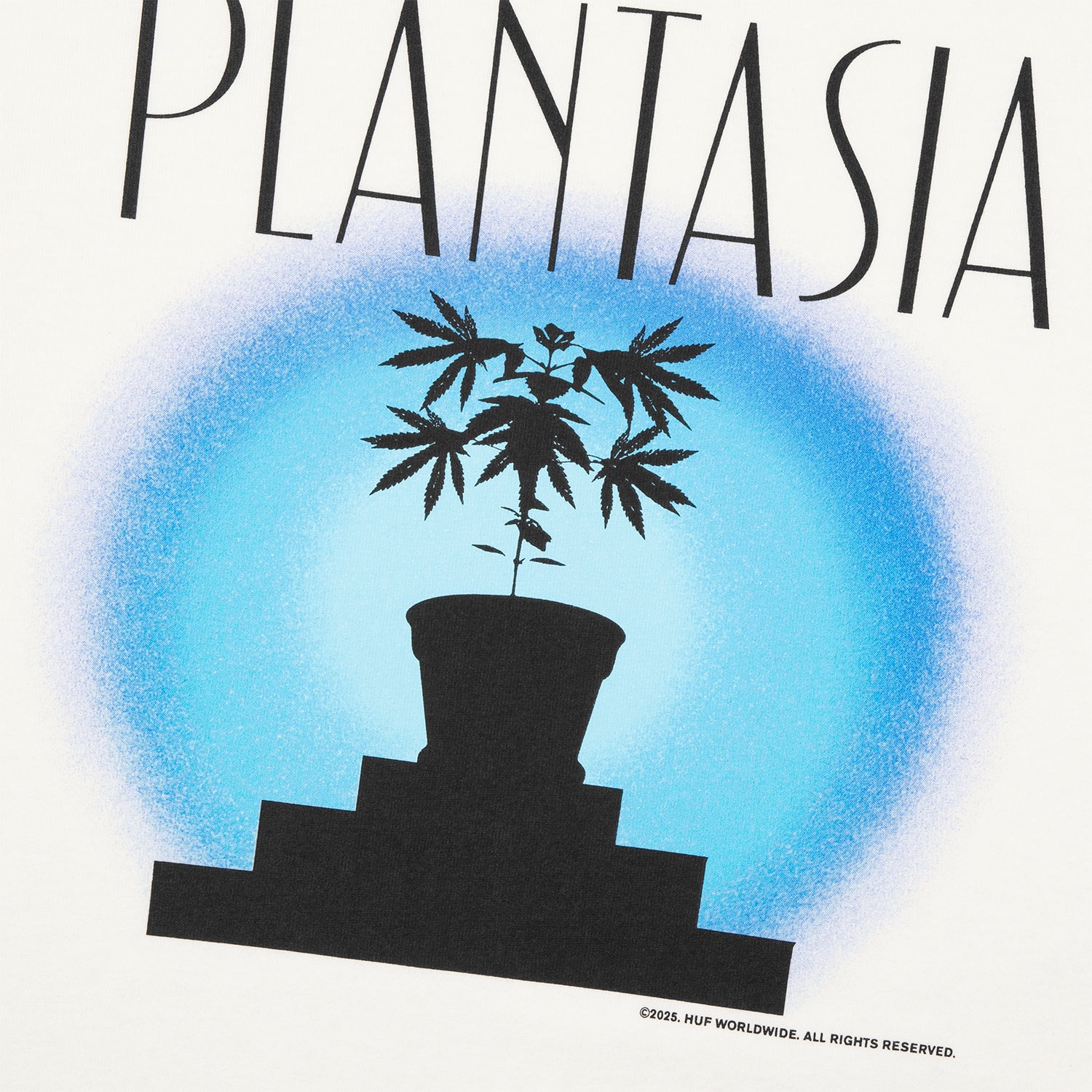 HUF (ハフ) Worldwide JP /TOPS & SHIRTS（トップス&シャツ）/ PLANTASIA DOUBLE LAYER LS TOP商品 / BLACK