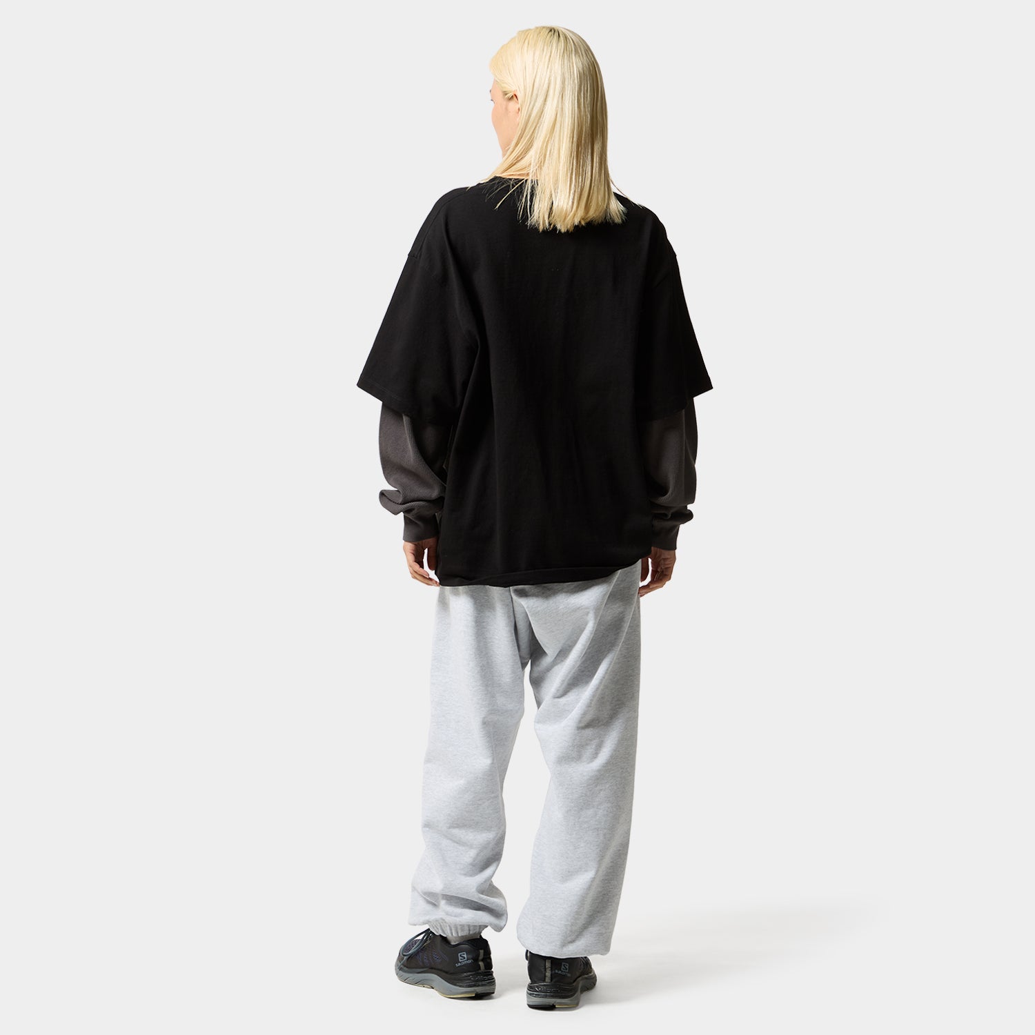 HUF (ハフ) Worldwide JP /TOPS & SHIRTS（トップス&シャツ）/ PLANTASIA DOUBLE LAYER LS TOP商品 / BLACK