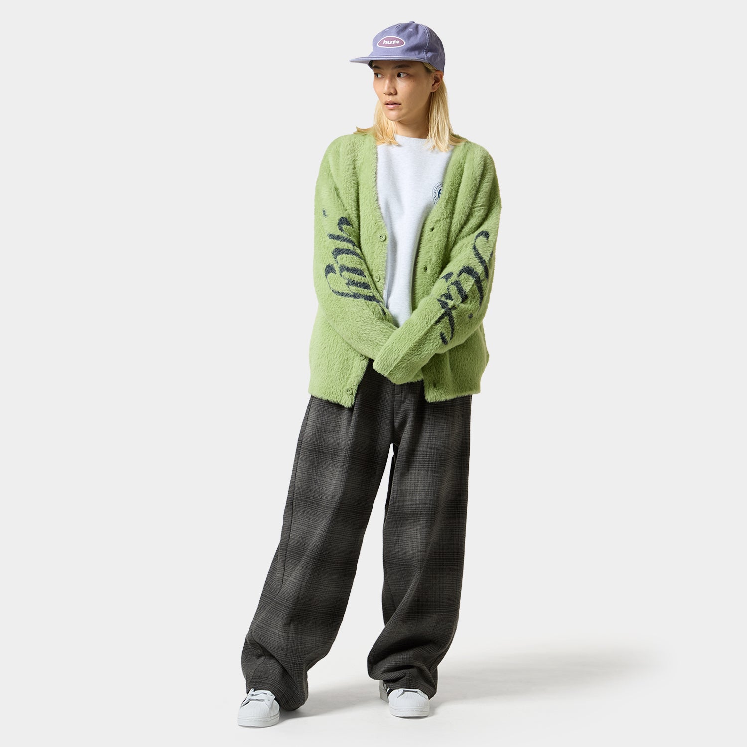 HUF (ハフ) Worldwide JP /KNITS & SWEATERS（ニット&セーター）/ THE CROWN CARDIGAN商品 / PISTACHIO