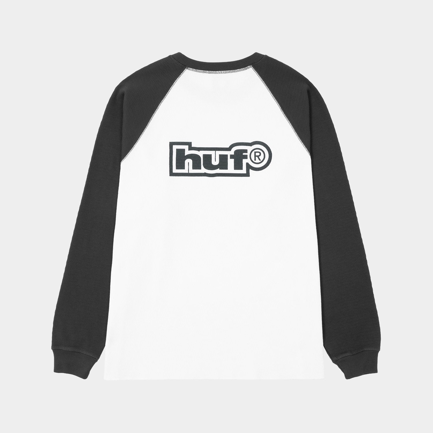 HUF (ハフ) Worldwide JP /TOPS & SHIRTS（トップス&シャツ）/ 89 OUTLINE LS RAGLAN商品 / BLACK