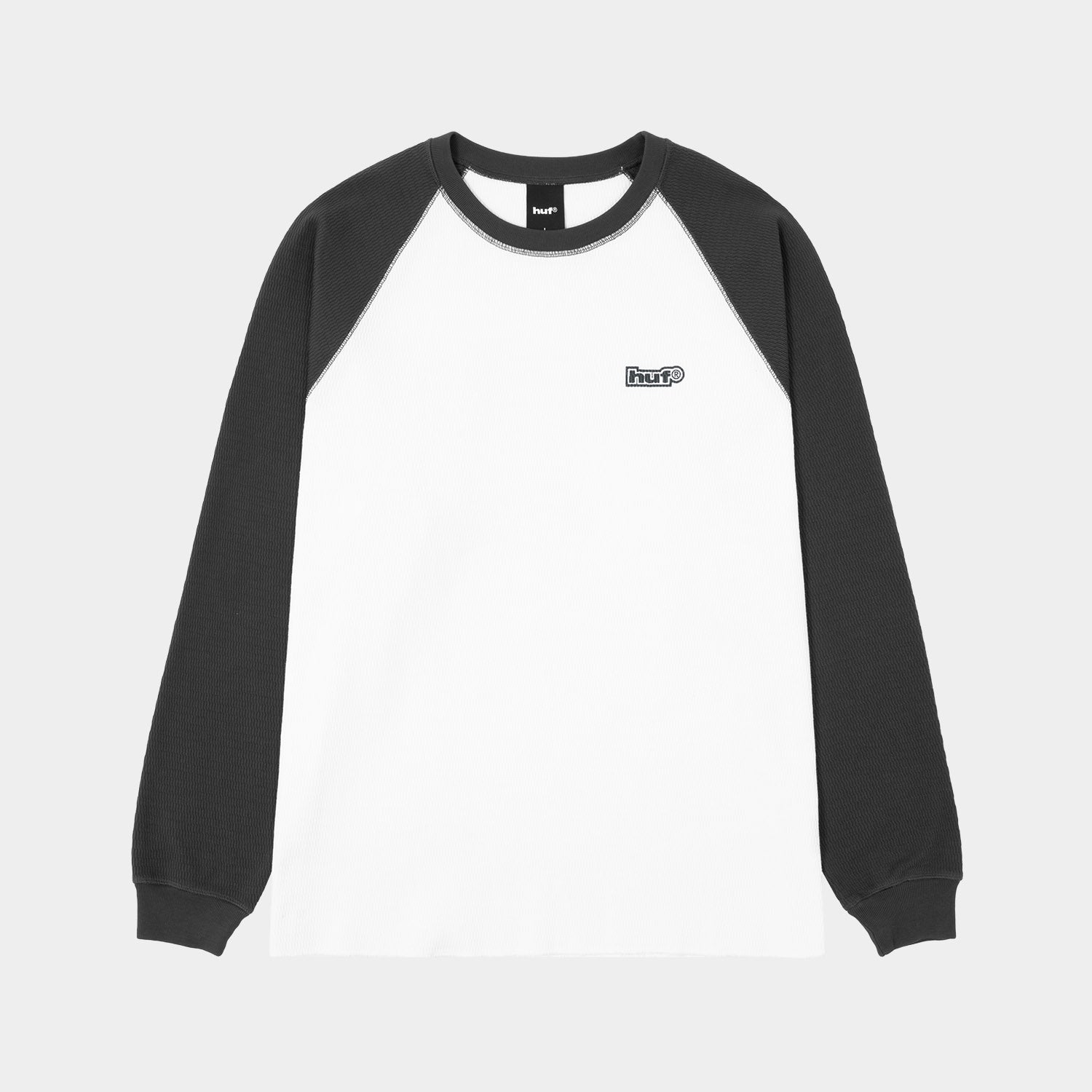 HUF (ハフ) Worldwide JP /TOPS & SHIRTS（トップス&シャツ）/ 89 OUTLINE LS RAGLAN商品 / BLACK