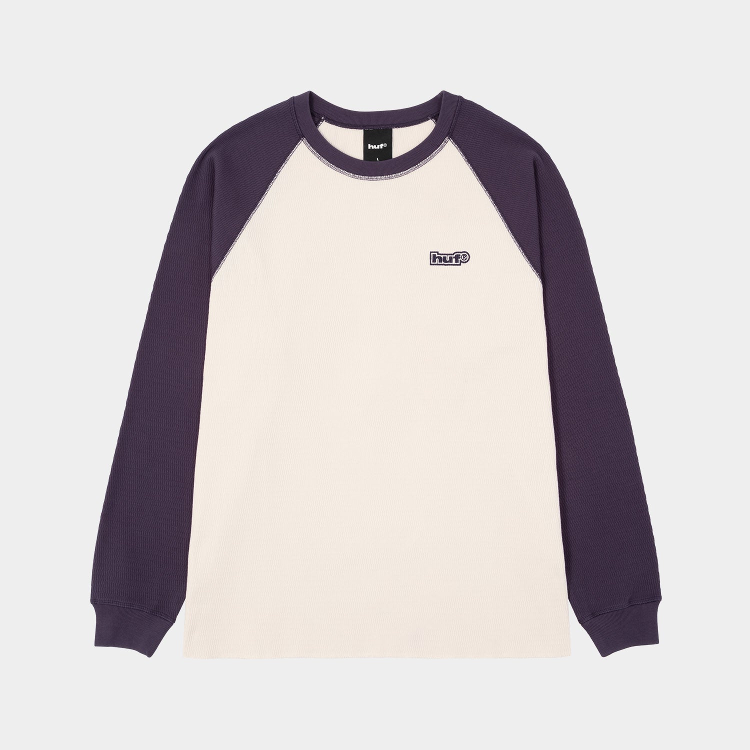 HUF (ハフ) Worldwide JP /TOPS & SHIRTS（トップス&シャツ）/ 89 OUTLINE LS RAGLAN商品 / BLACK