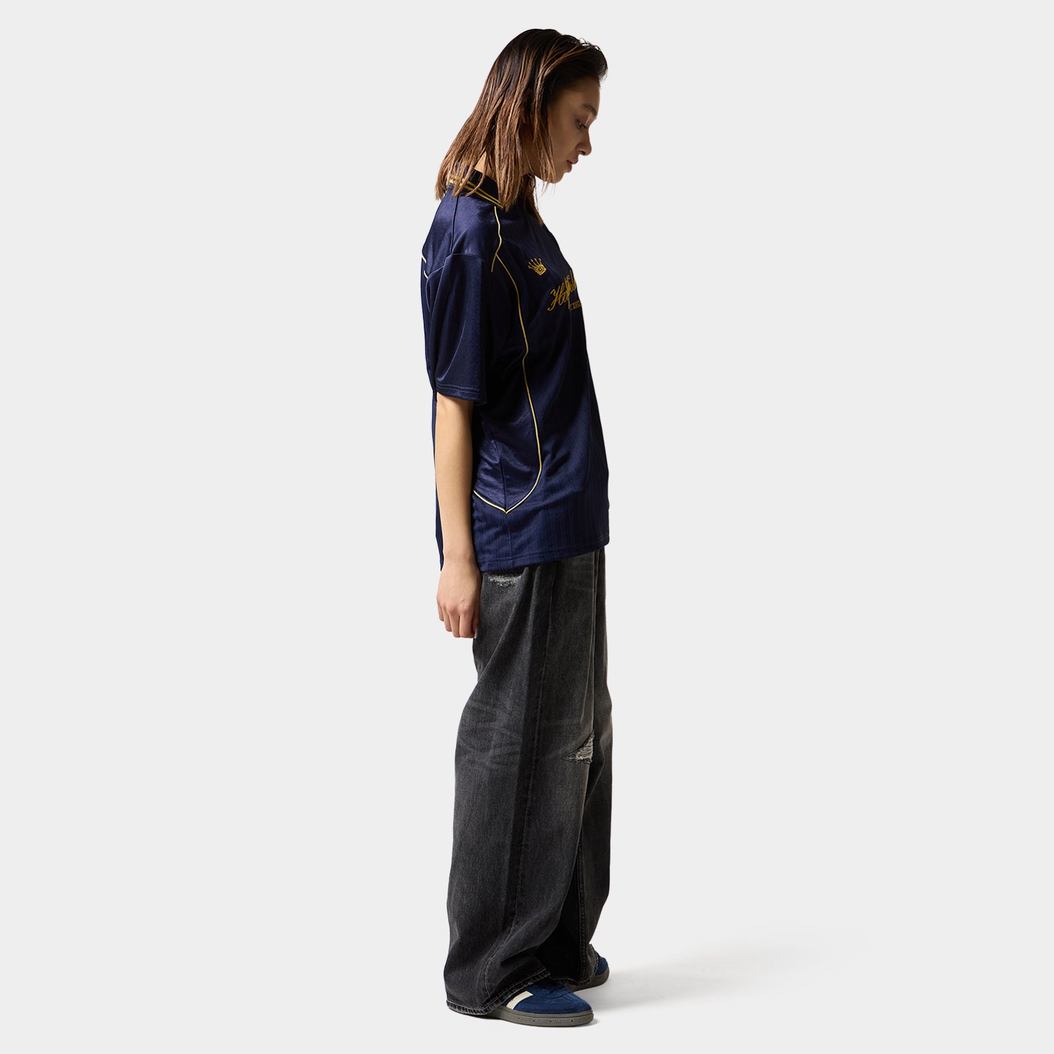 HUF (ハフ) Worldwide JP /TOPS & SHIRTS（トップス&シャツ）/ ANTHEM JERSEY商品 / NAVY