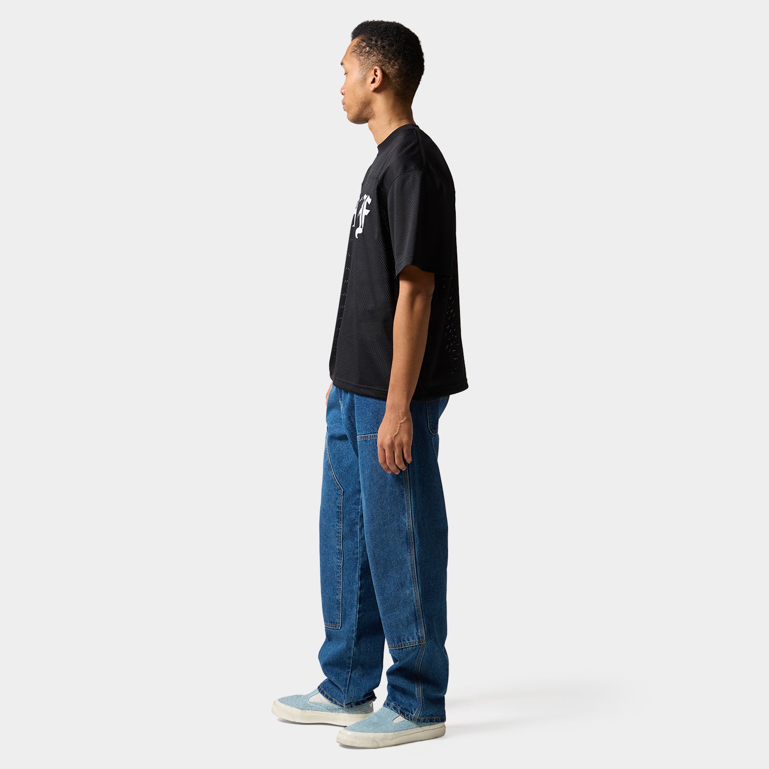 HUF (ハフ) Worldwide JP /TOPS & SHIRTS（トップス&シャツ）/ OLD ENGLISH MESH TOP商品 / BROWN