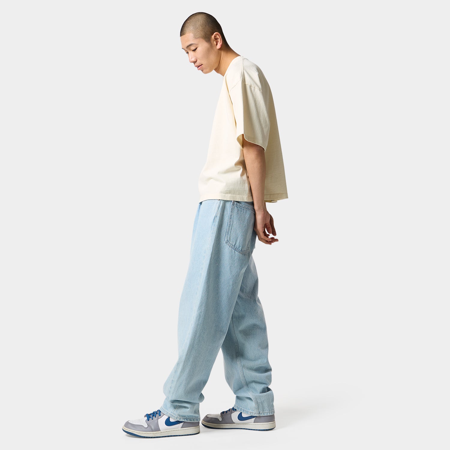 HUF (ハフ) Worldwide JP /TOPS & SHIRTS（トップス&シャツ）/ CLASSIC ARCH WIDE CREW商品 / YELLOW