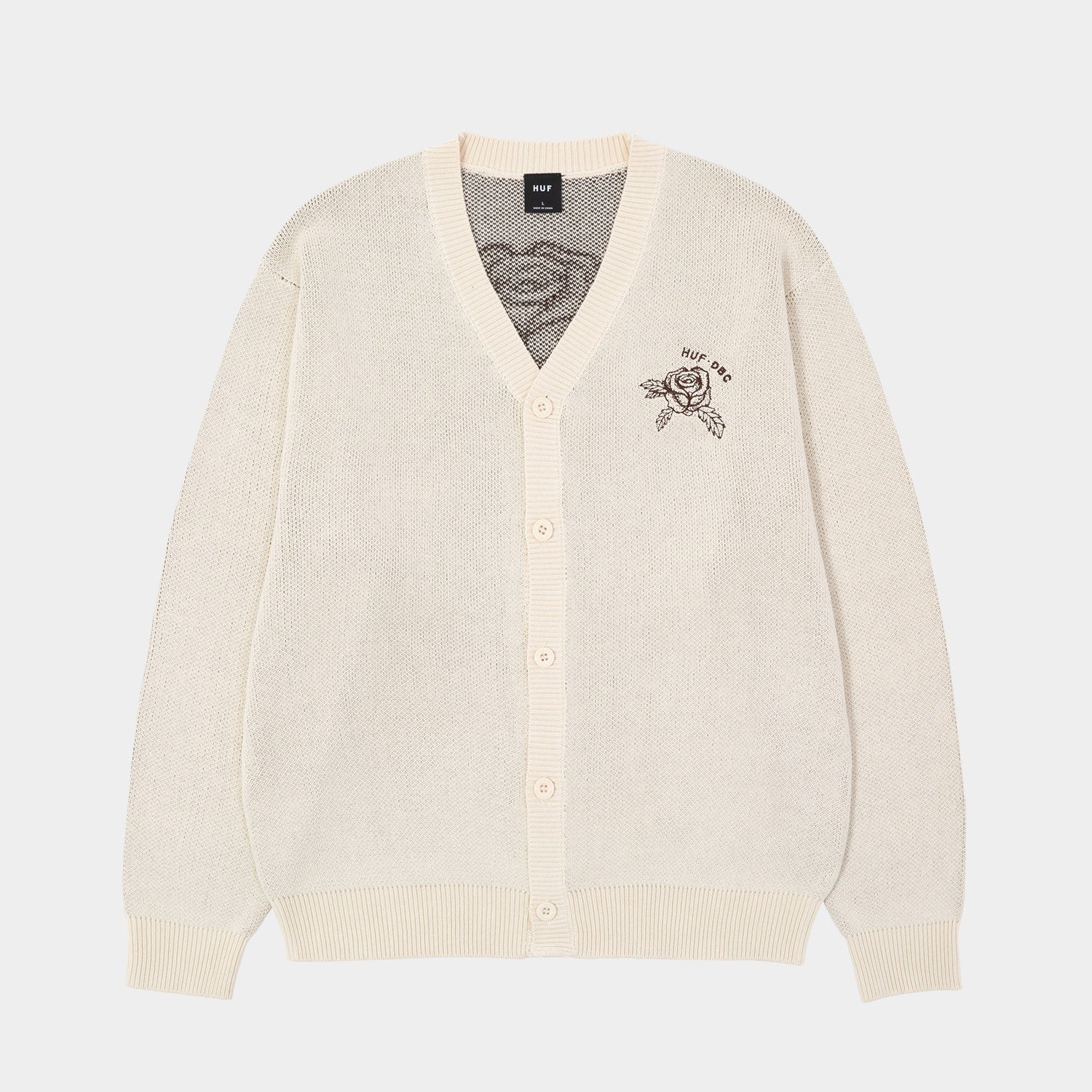HUF (ハフ) Worldwide JP /KNITS & SWEATERS（ニット&セーター）/ ROSE CARDIGAN商品 / BLEACH