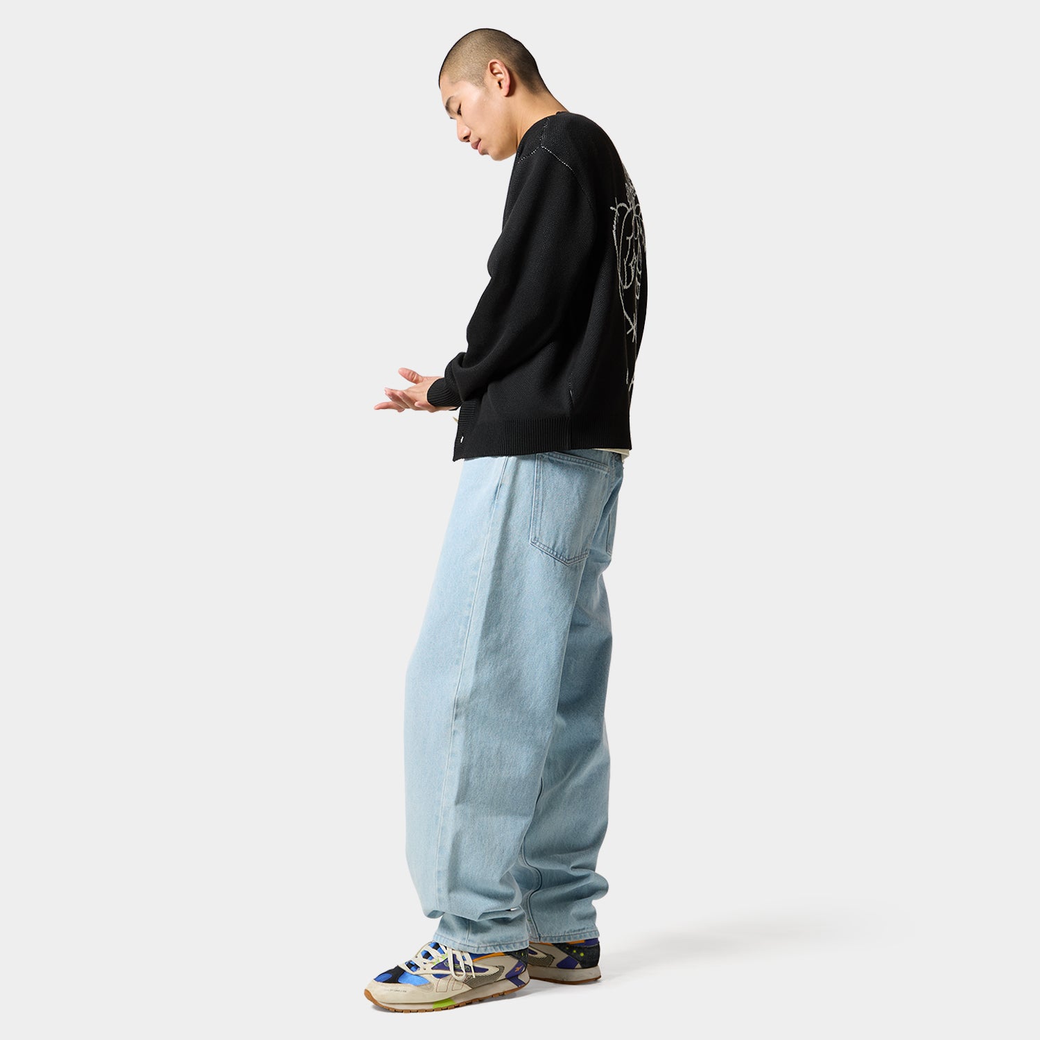 HUF (ハフ) Worldwide JP /KNITS & SWEATERS（ニット&セーター）/ ROSE CARDIGAN商品 / BLEACH