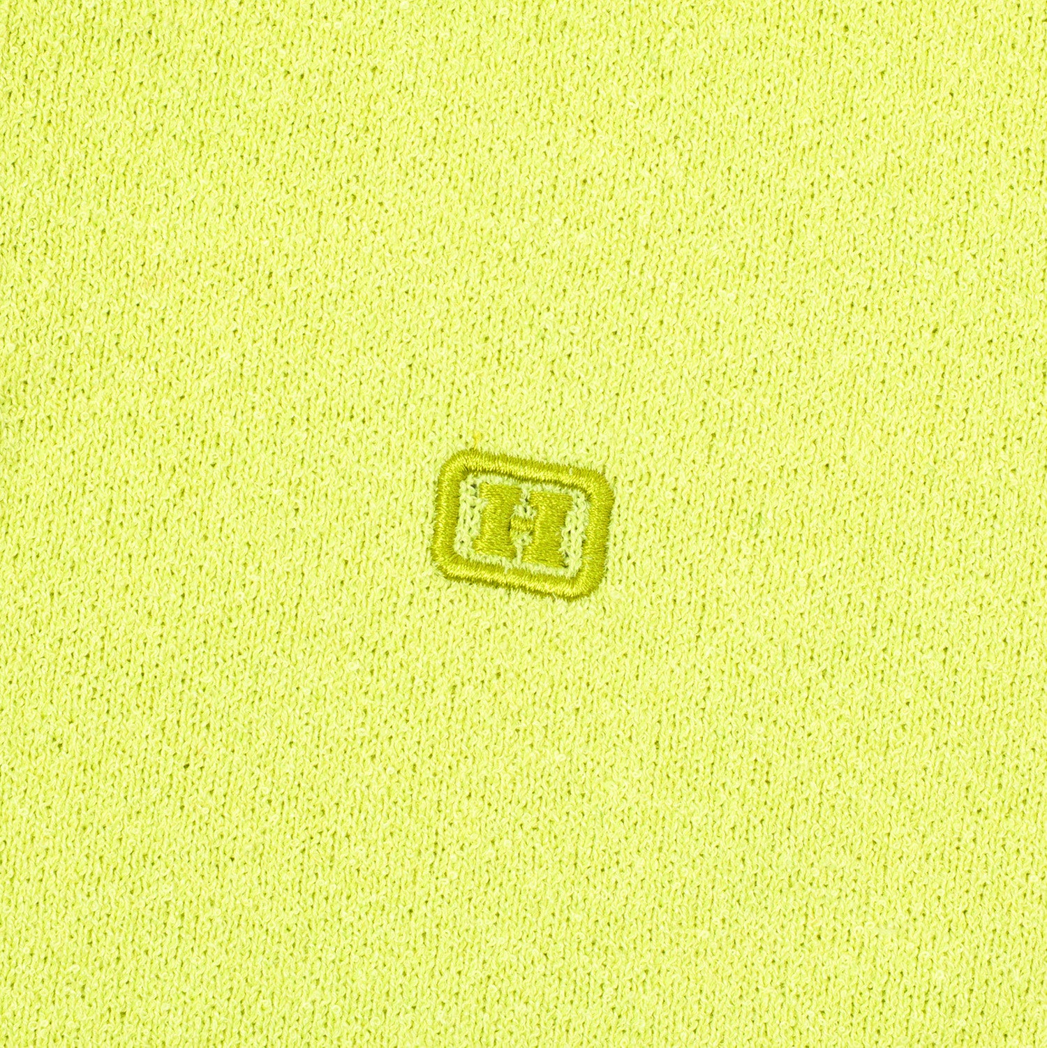 HUF (ハフ) Worldwide JP /TOPS & SHIRTS（トップス&シャツ）/ SERIF H KNIT POLO TOP商品 / LIME