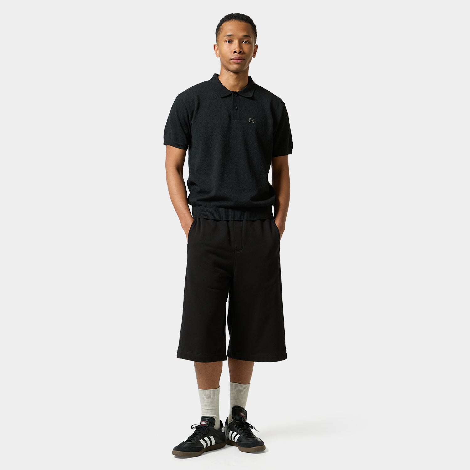 HUF (ハフ) Worldwide JP /TOPS & SHIRTS（トップス&シャツ）/ SERIF H KNIT POLO TOP商品 / LIME