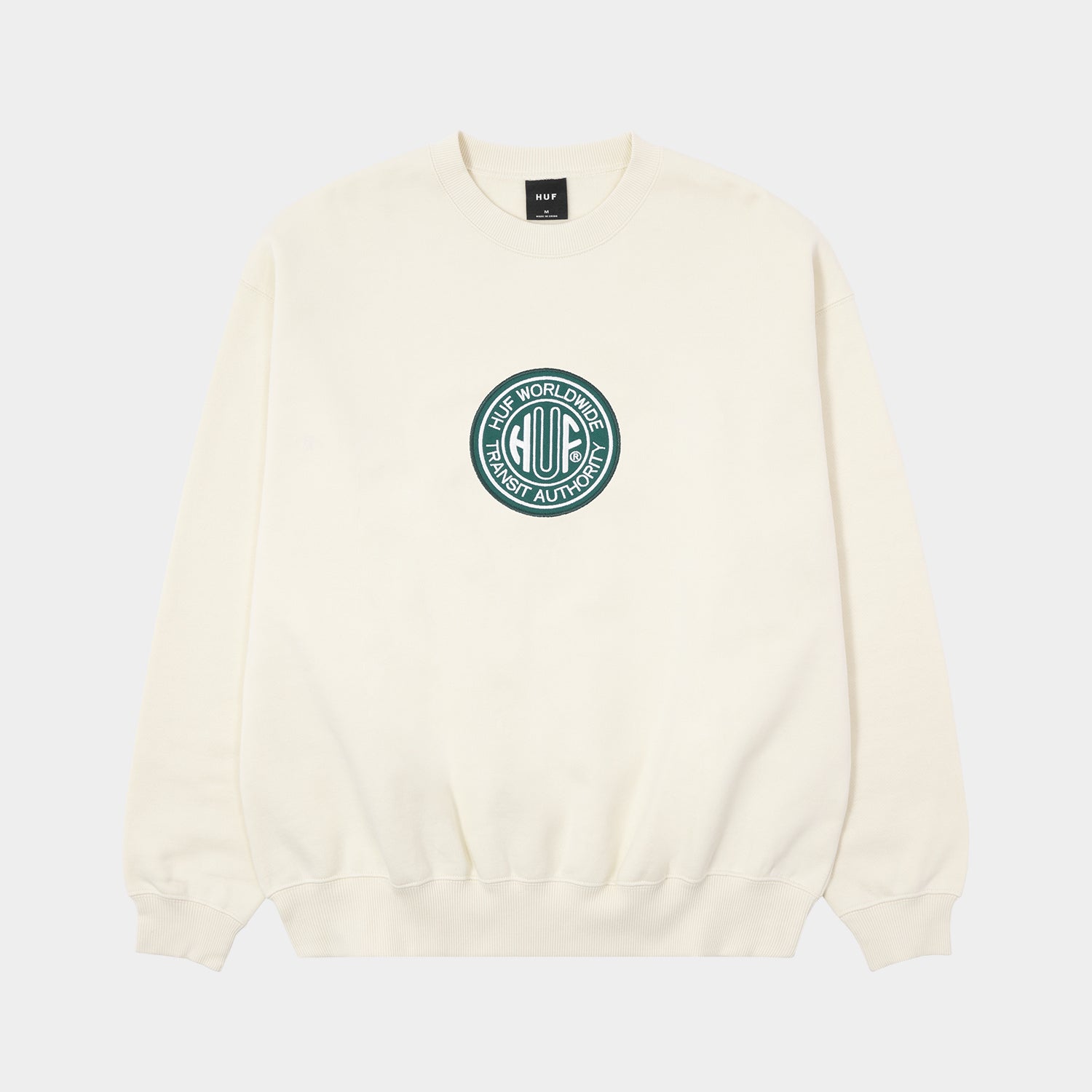 HUF (ハフ) Worldwide JP /SWEATSHIRTS（スウェットシャツ）/ TRANSIT AUTHORITY CREWNECK商品 / BLEACH