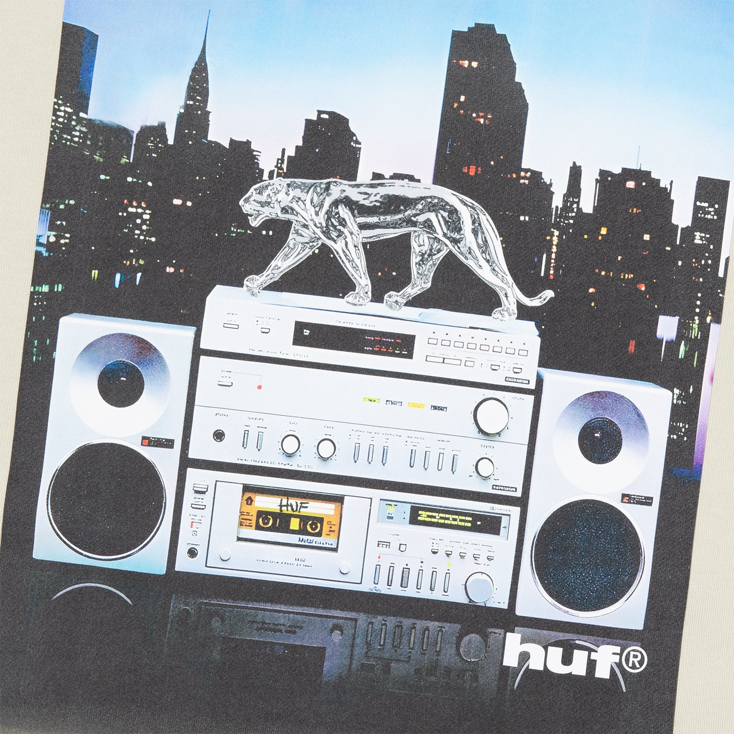 HUF (ハフ) Worldwide JP /KNITS & SWEATERS（ニット&セーター）/ MIDNIGHT RADIO CREW商品 / BLACK