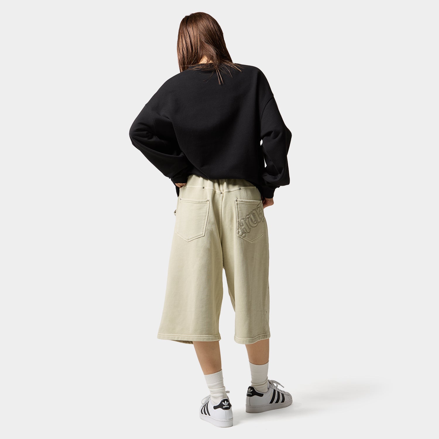 HUF (ハフ) Worldwide JP /SWEATSHIRTS（スウェットシャツ）/ CLASSIC ARCH CREW商品 / ASH GREY