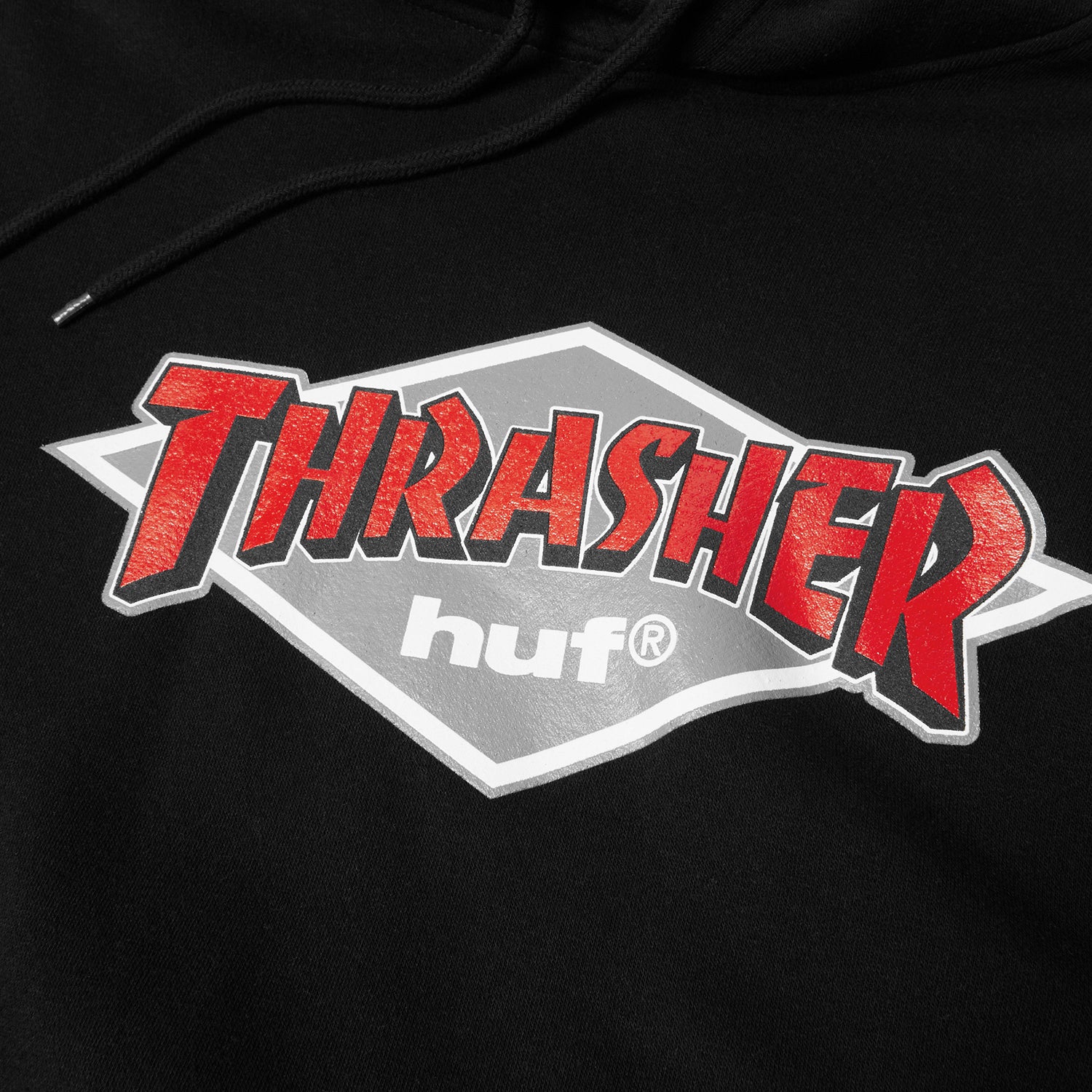 HUF (ハフ) Worldwide JP /HOODIES（パーカー）/ HUF X THRASHER LOGO HOODIE商品 / HEATHER GREY
