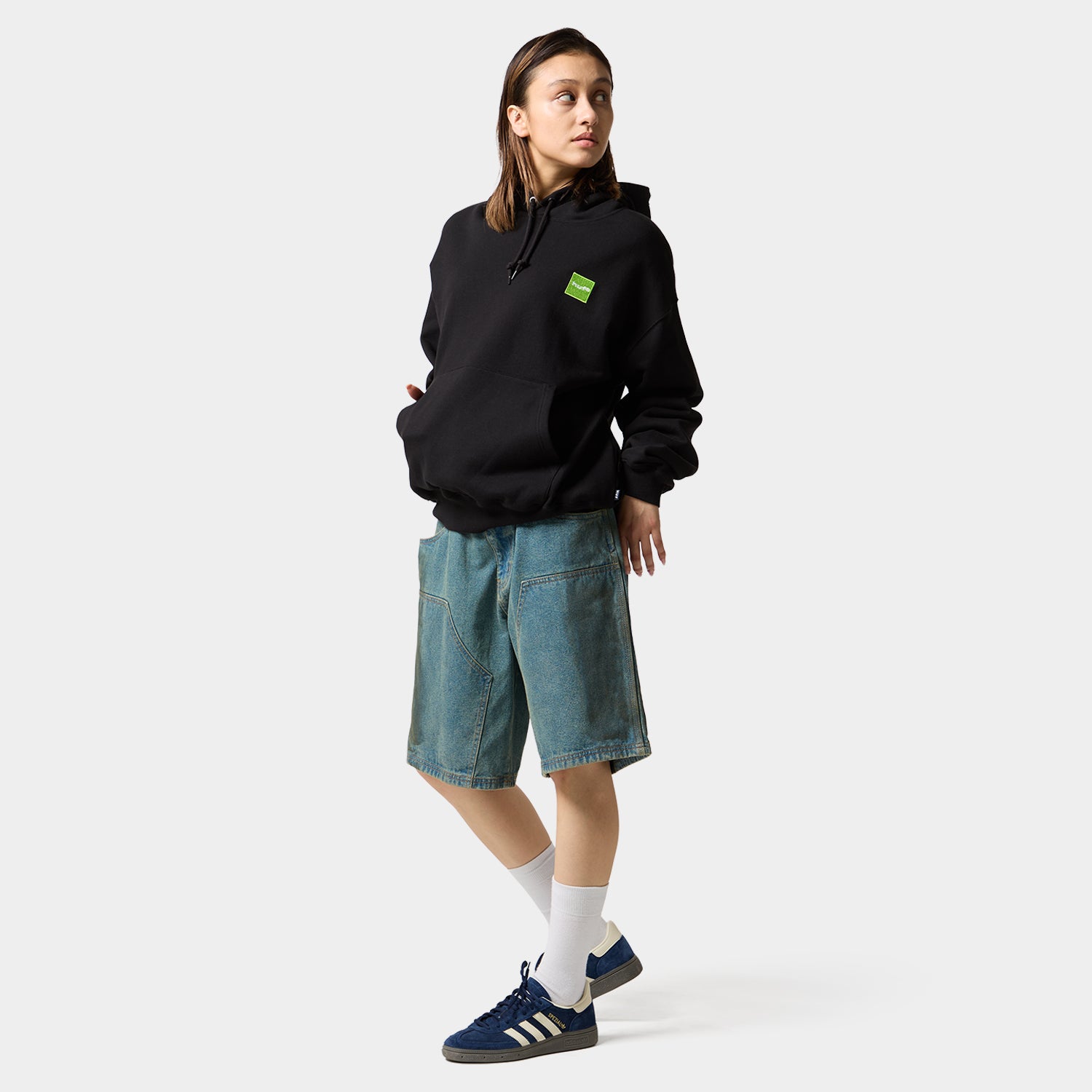 HUF (ハフ) Worldwide JP /HOODIES（パーカー）/ BOX LOGO EMB HOODIE商品 / BLACK
