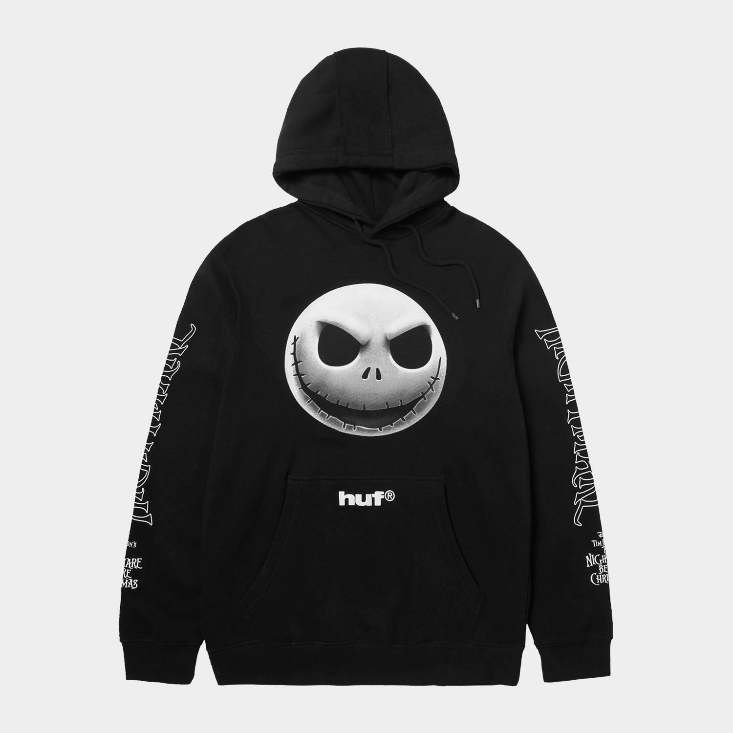HUF (ハフ) Worldwide JP /HOODIES（パーカー）/ HUF X NIGHTMARE BEFORE CHRISTMAS JACK SKELLINGTON HOODIE商品 / BLACK