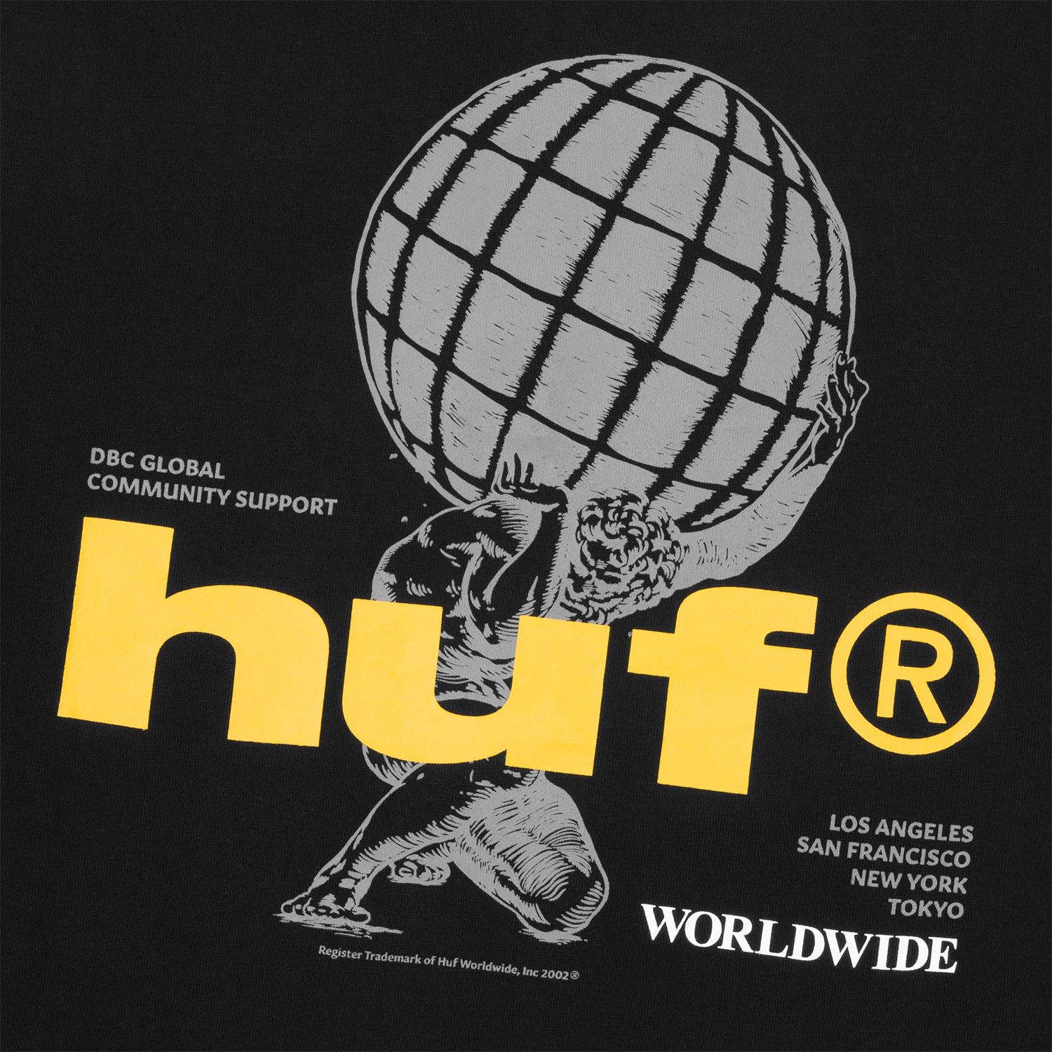 HUF (ハフ) Worldwide JP /SWEATSHIRTS（スウェットシャツ）/ COMMUNITY SUPPORT CREW商品 / ASH GREY