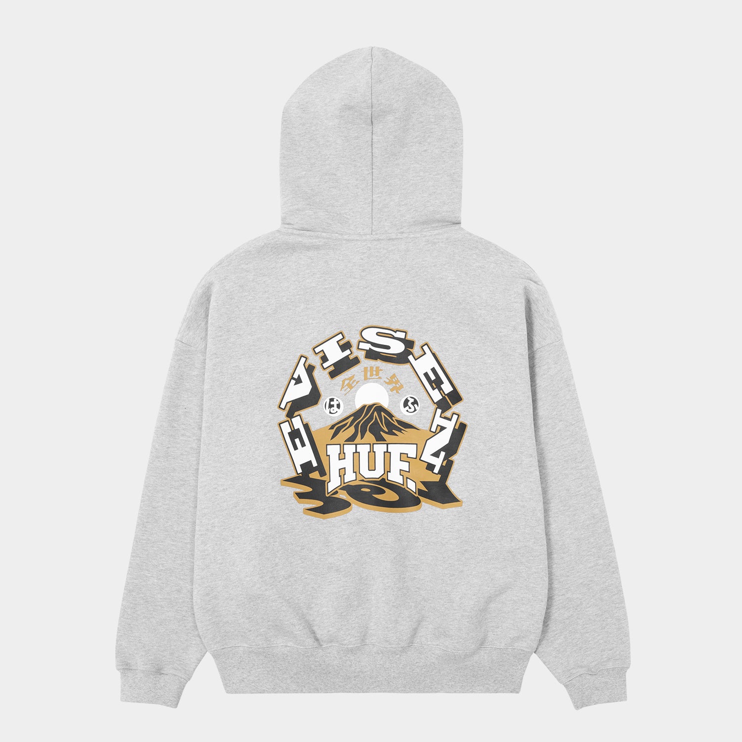 HUF (ハフ) Worldwide JP /HOODIES（パーカー）/ HUF X EVISEN HUFUJI ZIP HOODIE商品 / BLACK