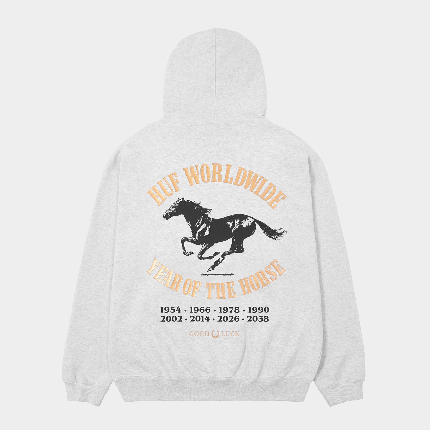HUF (ハフ) Worldwide JP /HOODIES（パーカー）/ YEAR OF THE HORSE HOODIE商品 / ASH GREY